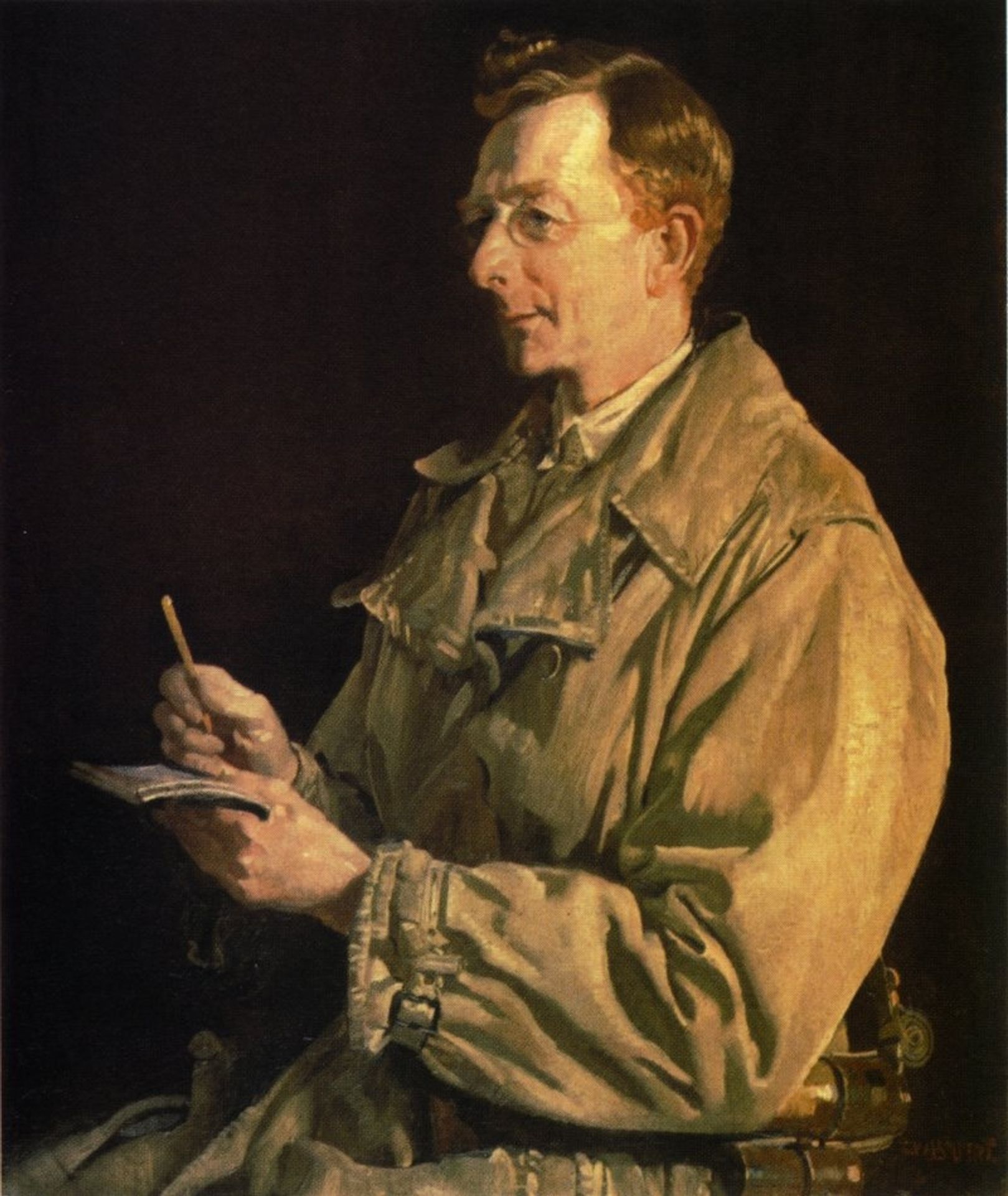 Portrait of Charles E.W. Bean by George Washington Lambert