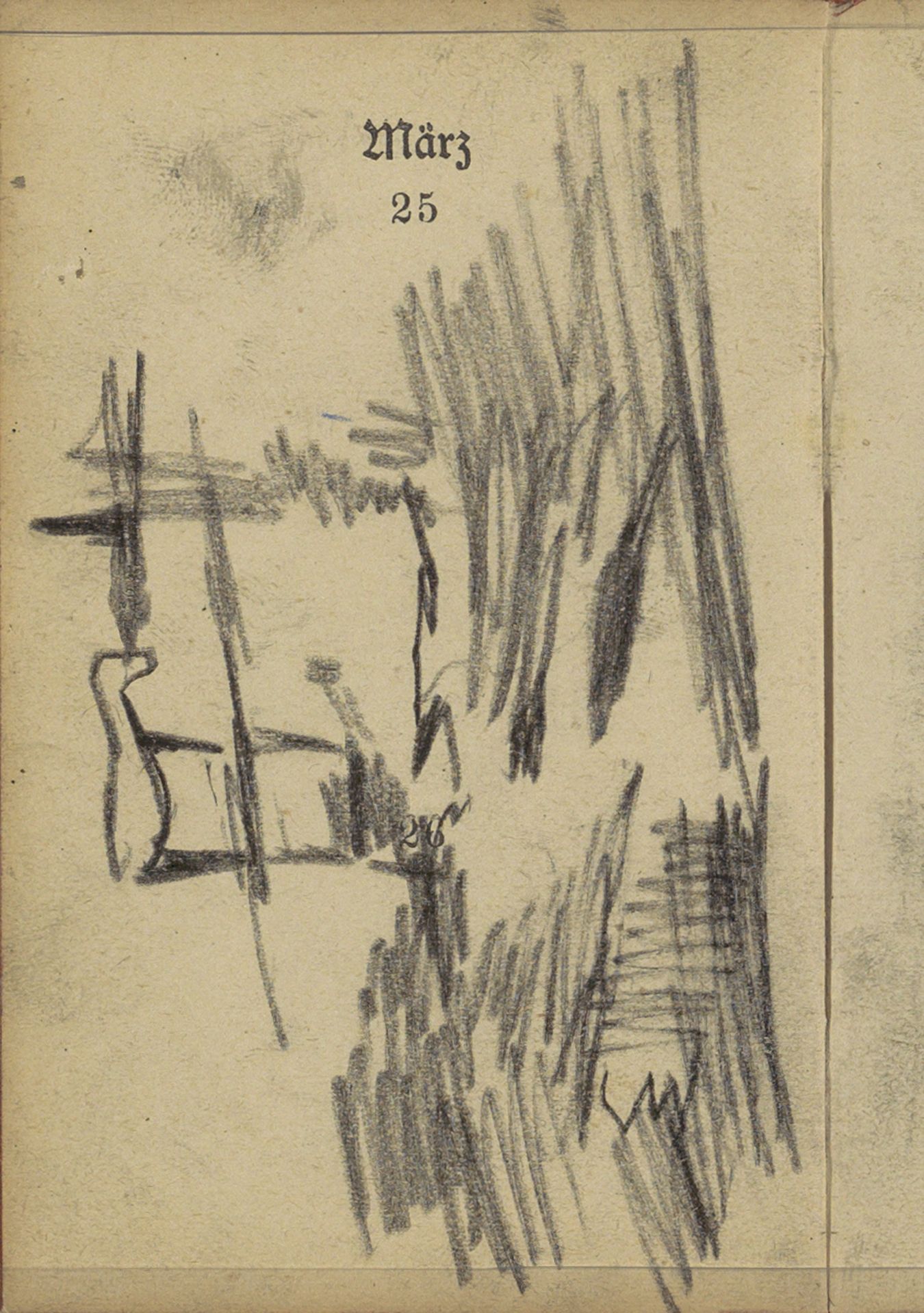 Studie, mogelijk van een dier aan de waterkant by George Hendrik Breitner
