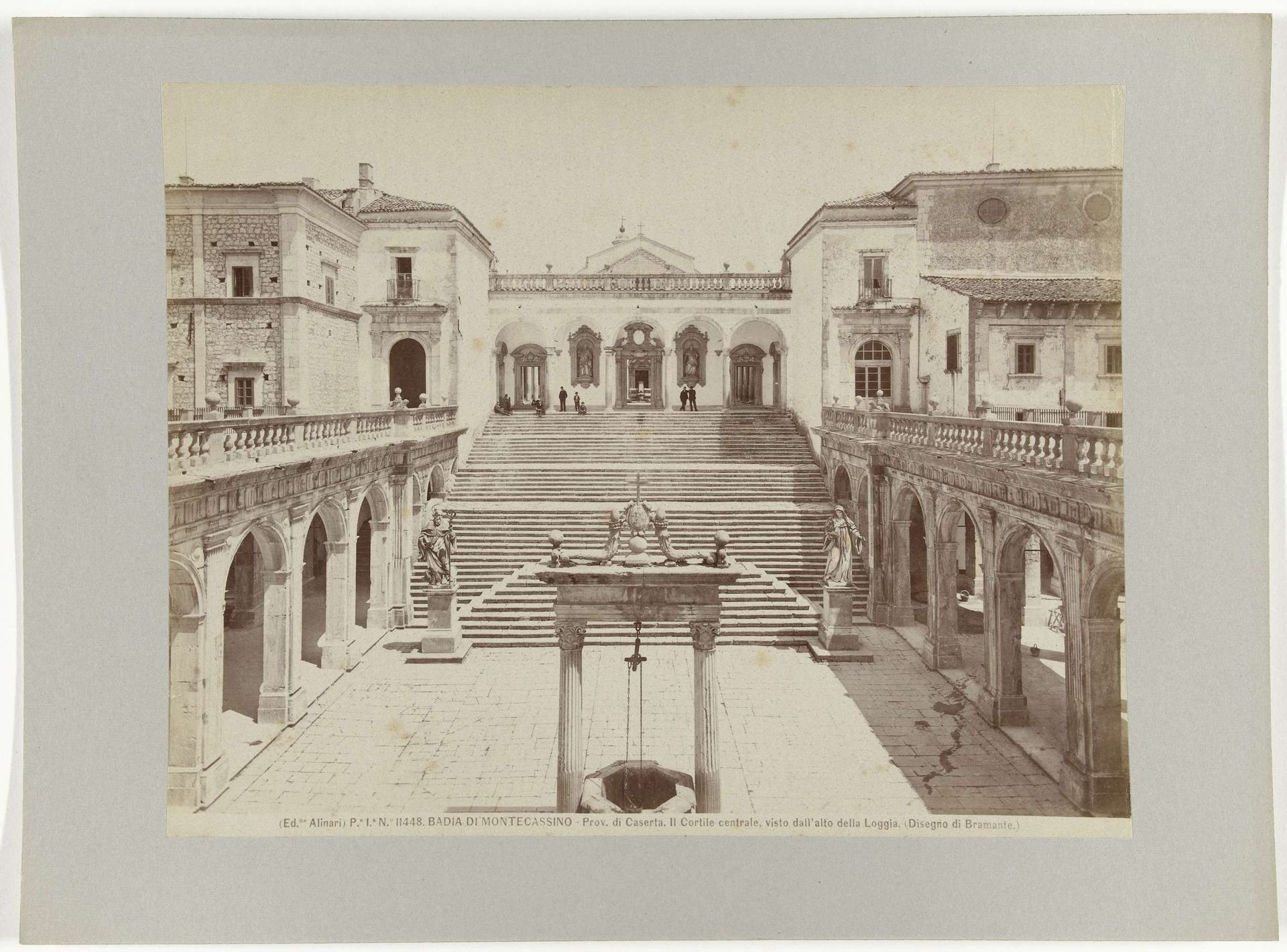 Loggia di Santa Maria della Misericordia te Florence by Fratelli Alinari