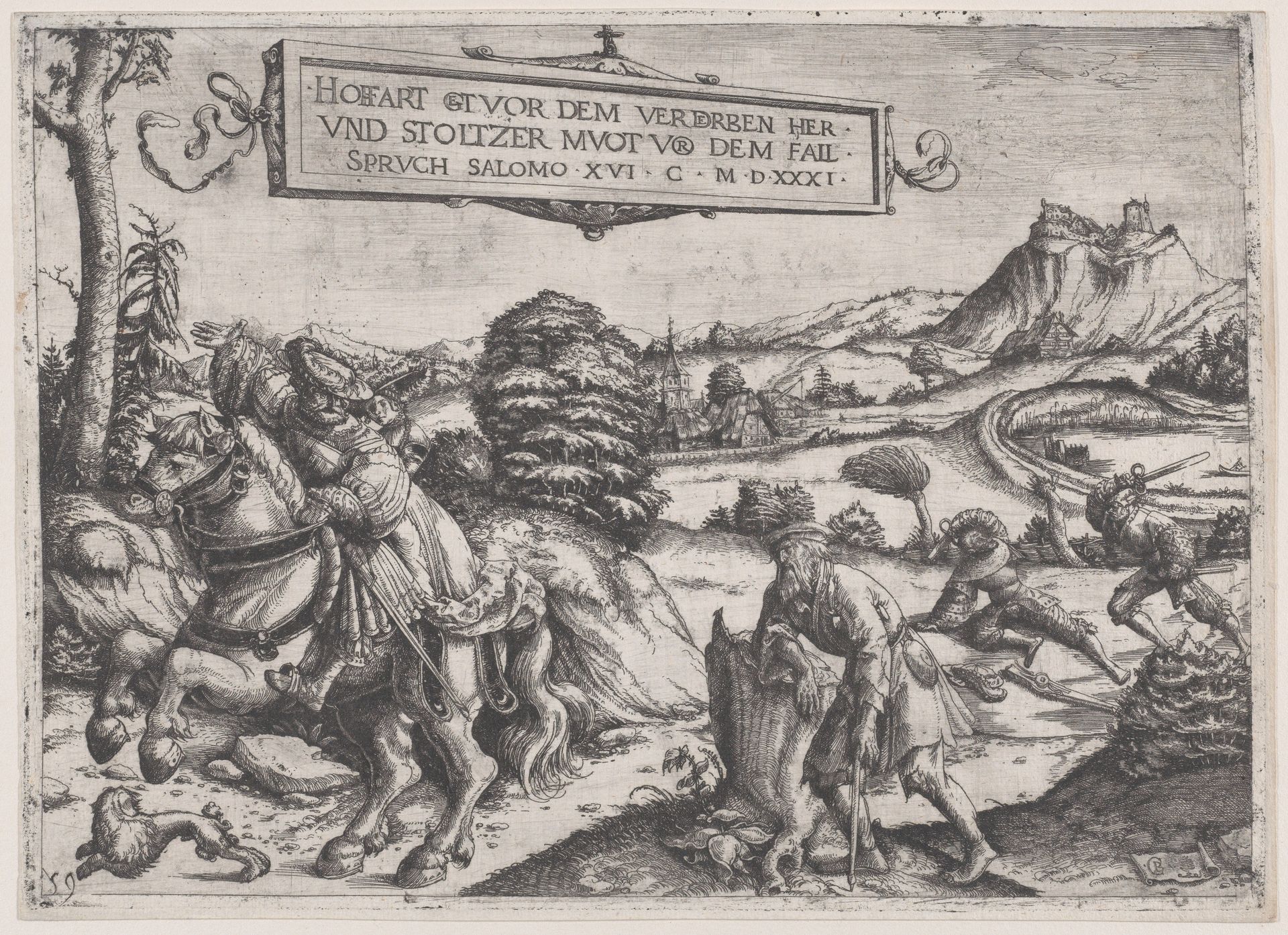 Pride goeth before a fall by Christoph Bockstorffer