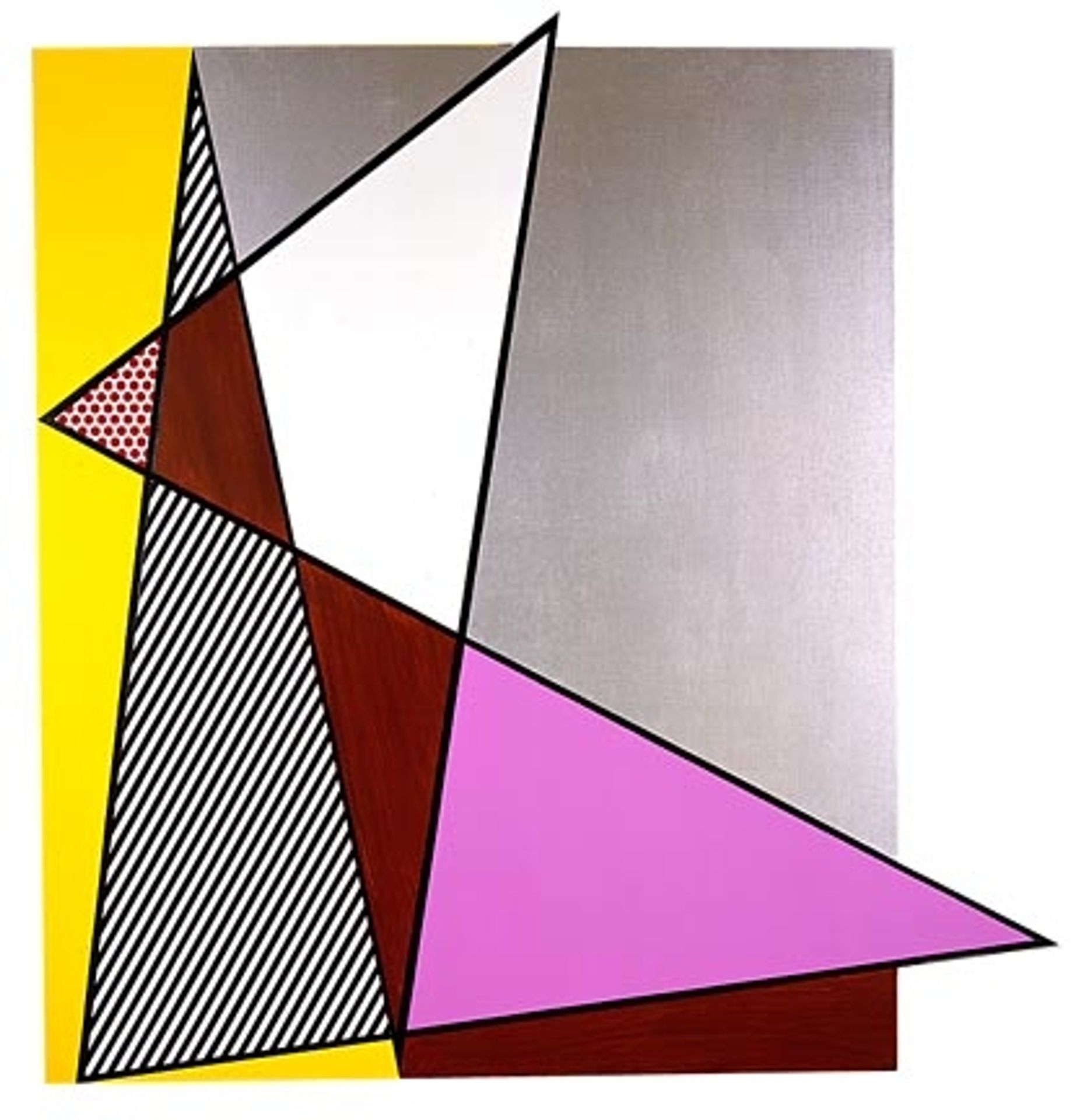 Imperfect painting by Roy Lichtenstein