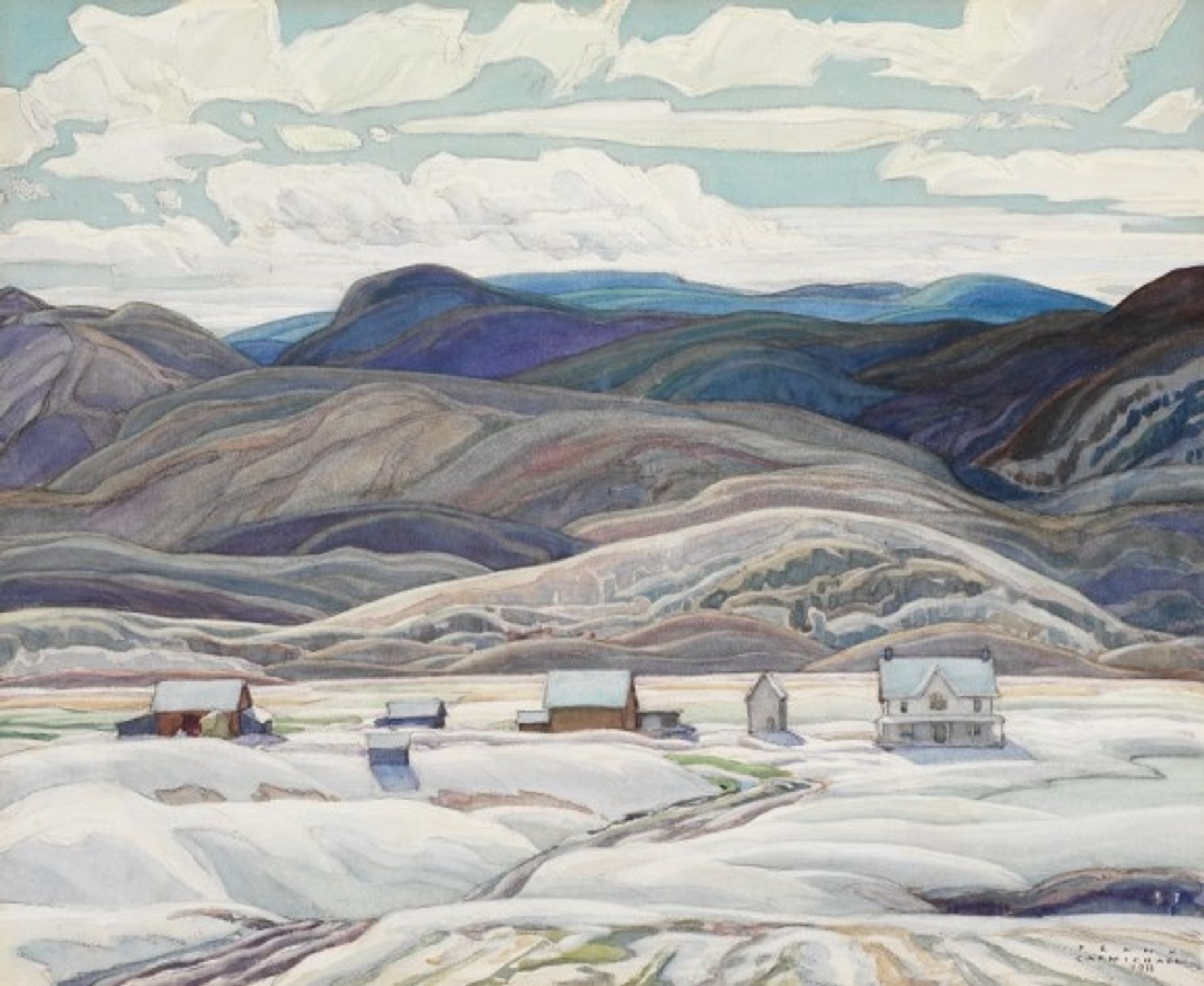 Bisset Farm by Franklin Carmichael