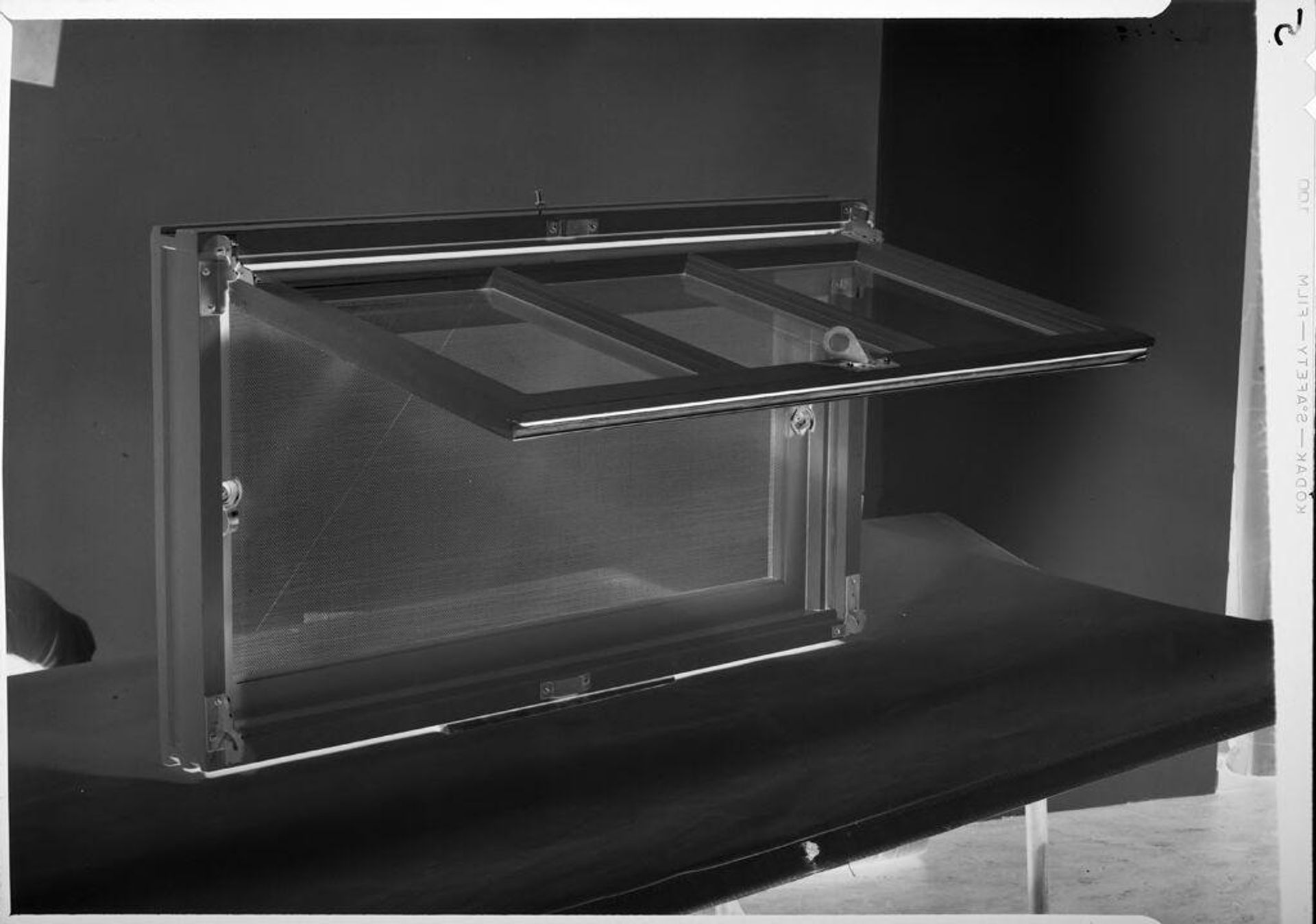 Untitled (model window, open) by Robert Burian