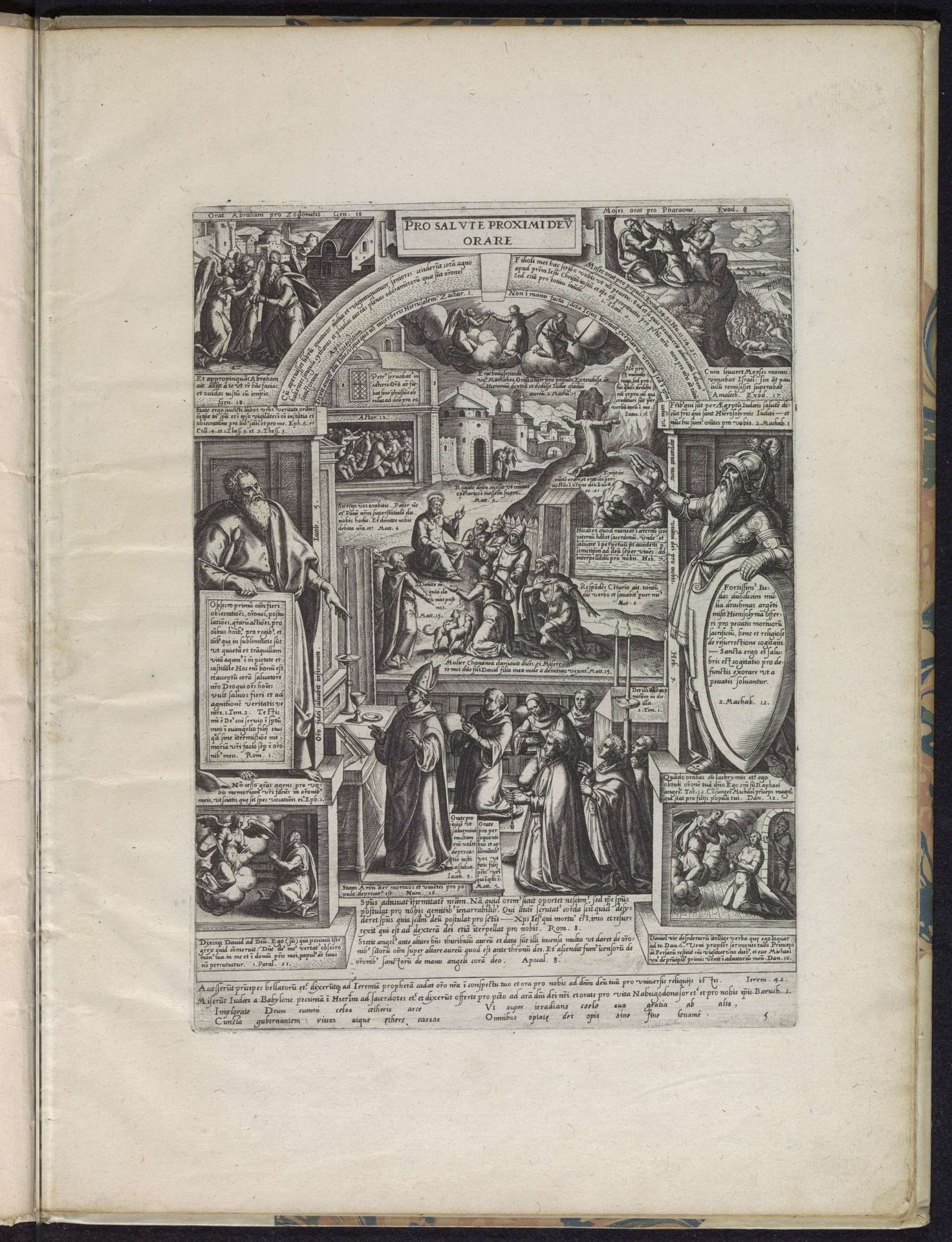 Bidden voor de naasten by Philips Galle