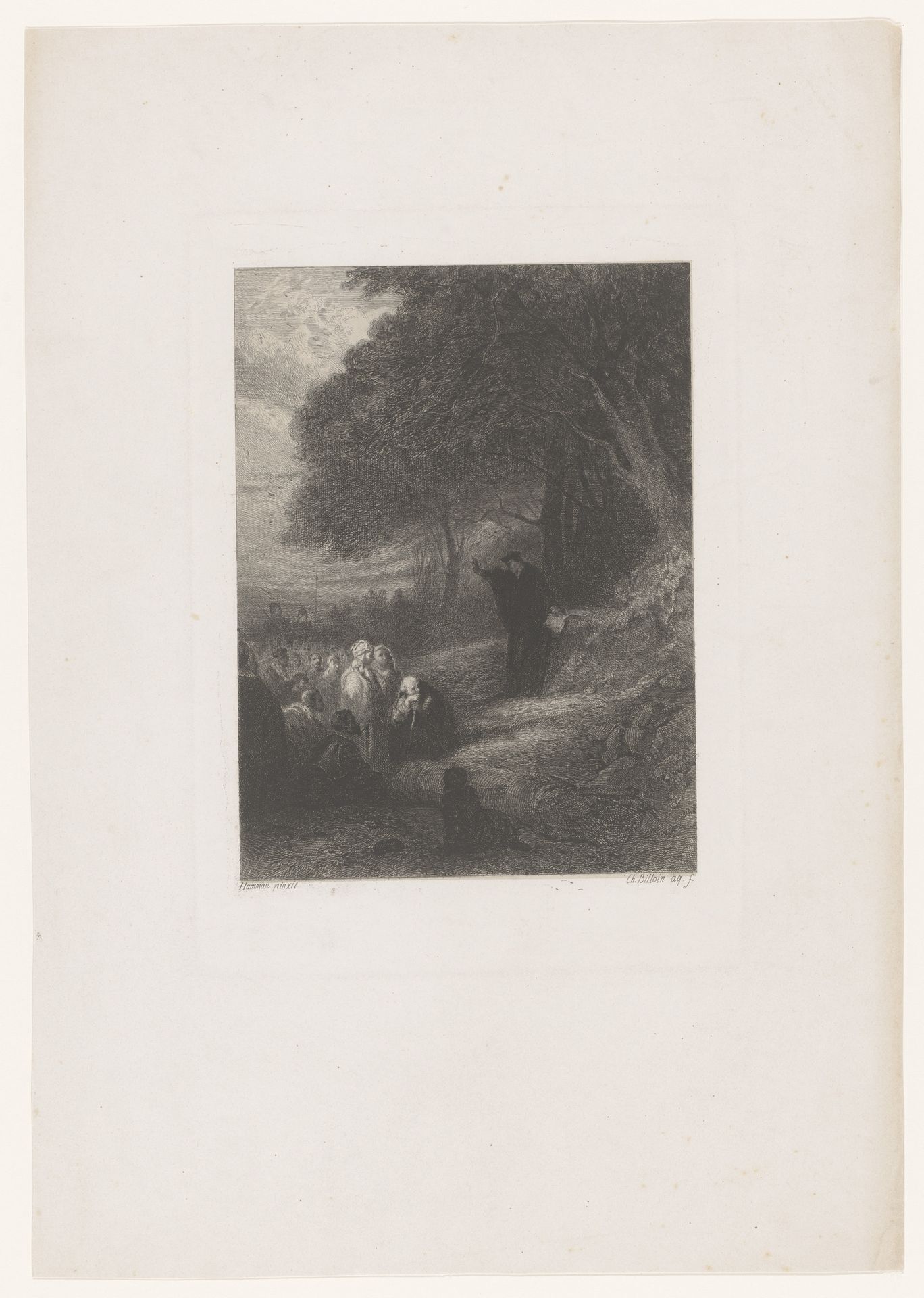 Hagenpreek van de Hugenoten by Charles Billoin
