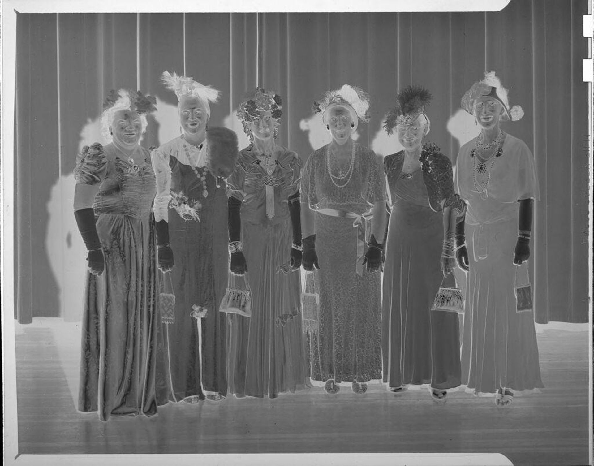 Untitled (performers wearing women's clothes) by Robert Burian