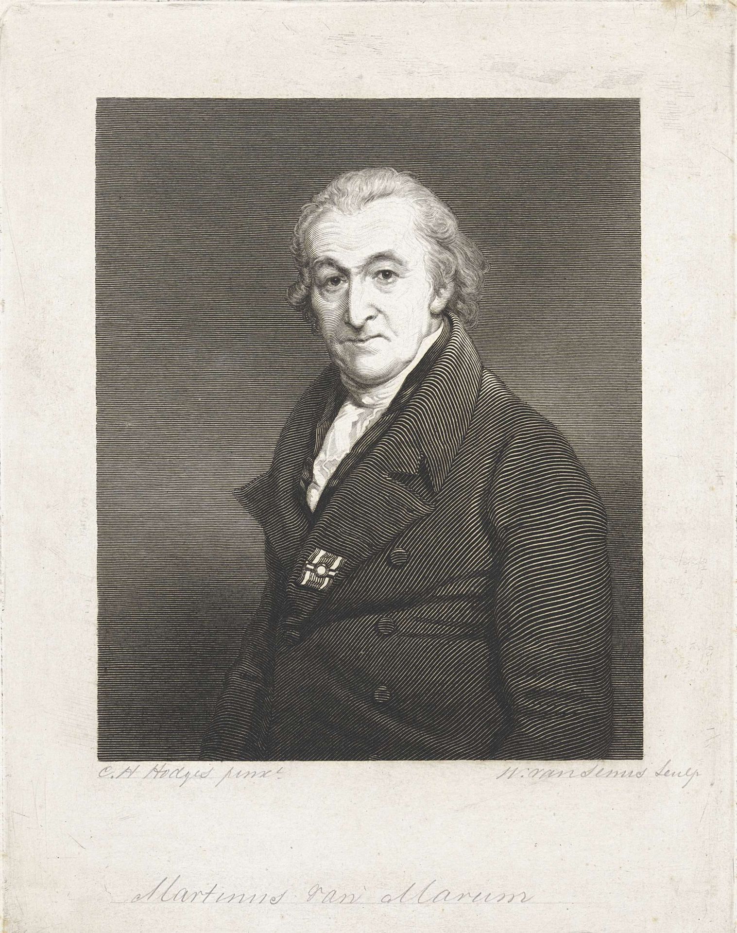 Portret van Martinus van Marum by Willem van Senus