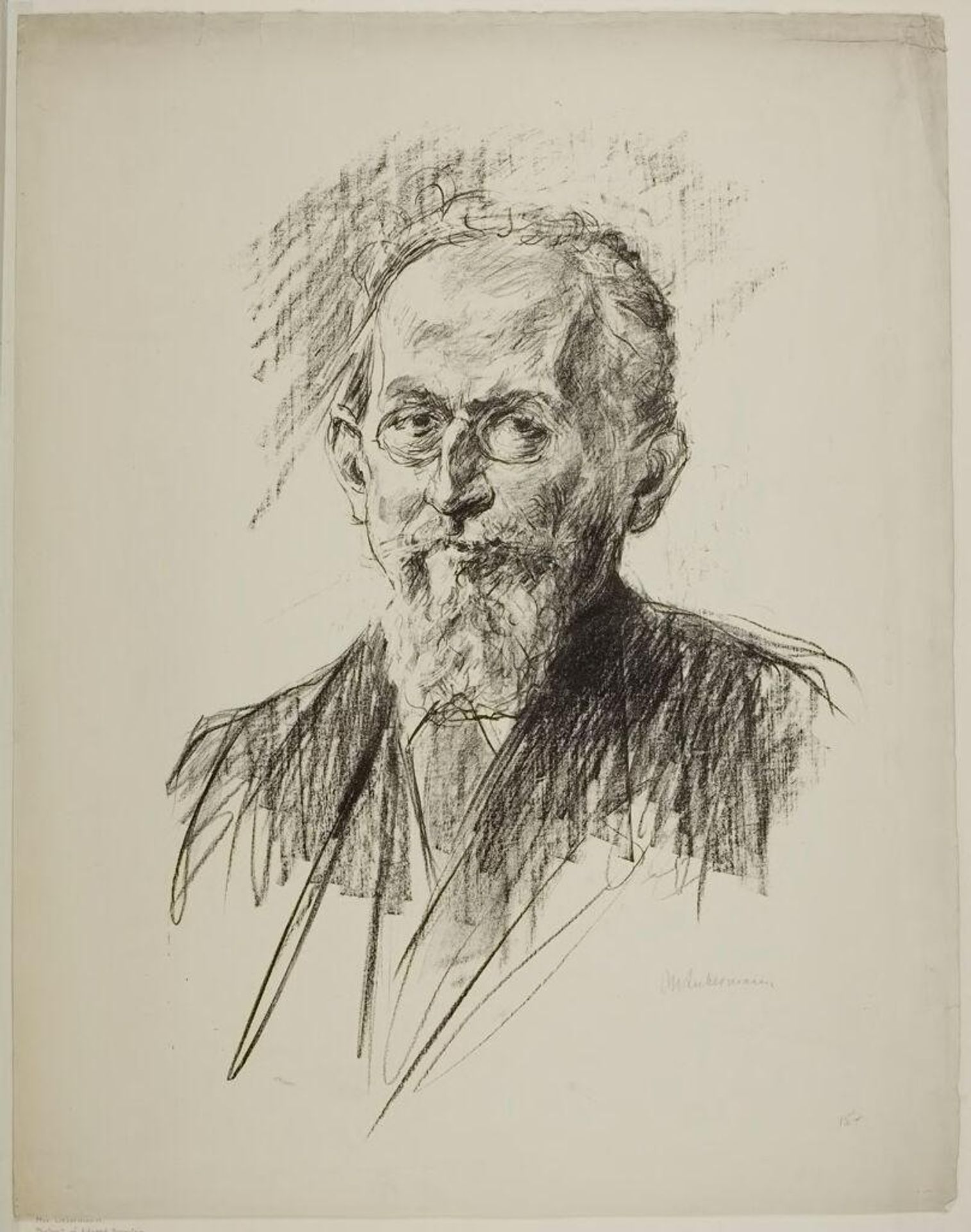 Eduard Bernstein by Max Liebermann