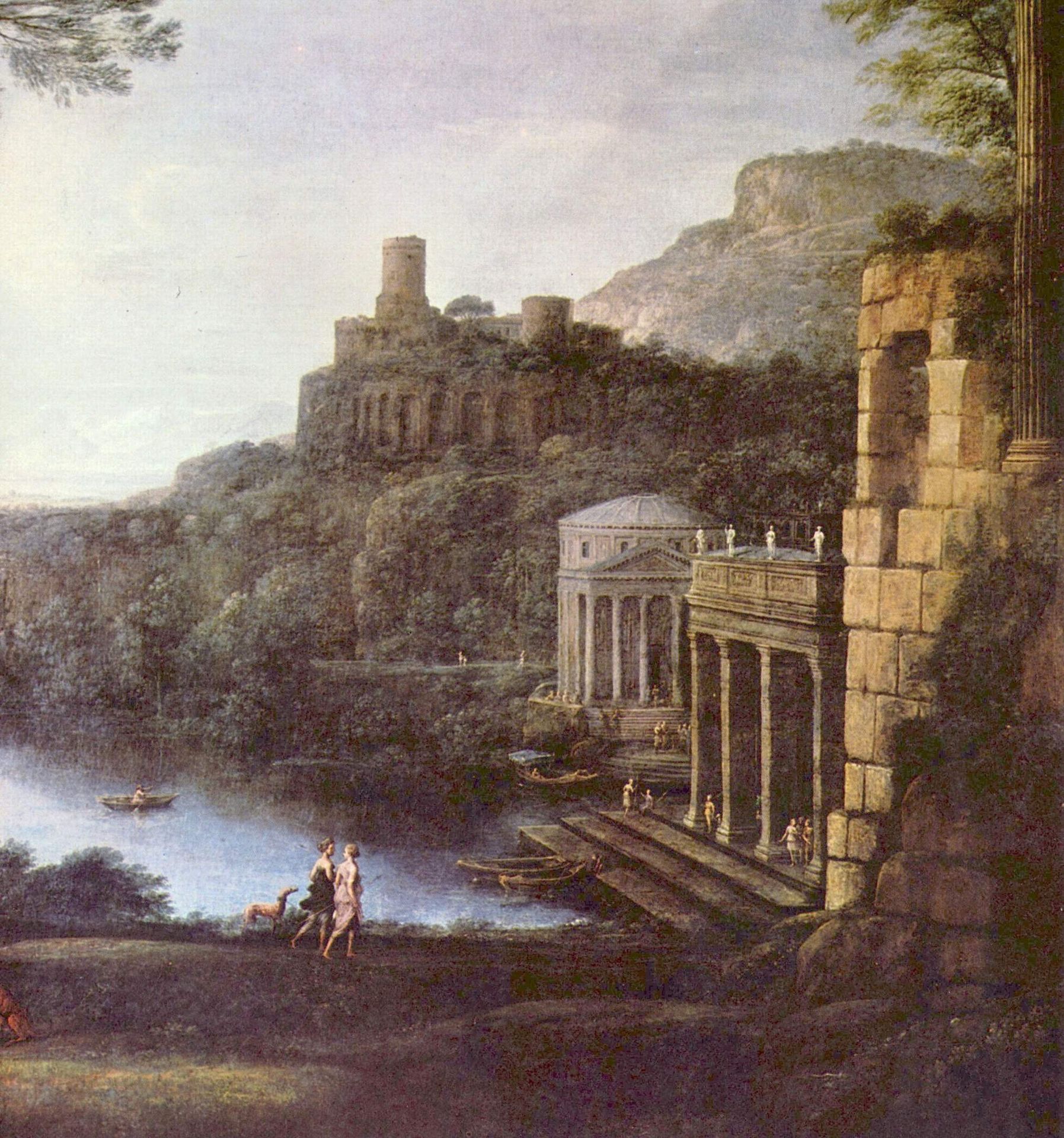 Landscape with the nymph Egeria and Numa by Claude Lorrain