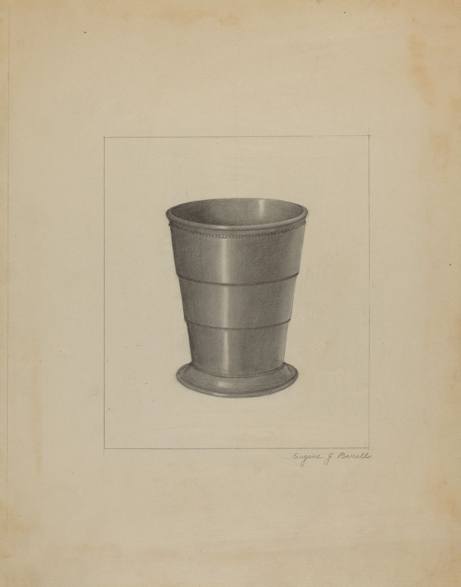Pewter Cup by Eugene Barrell