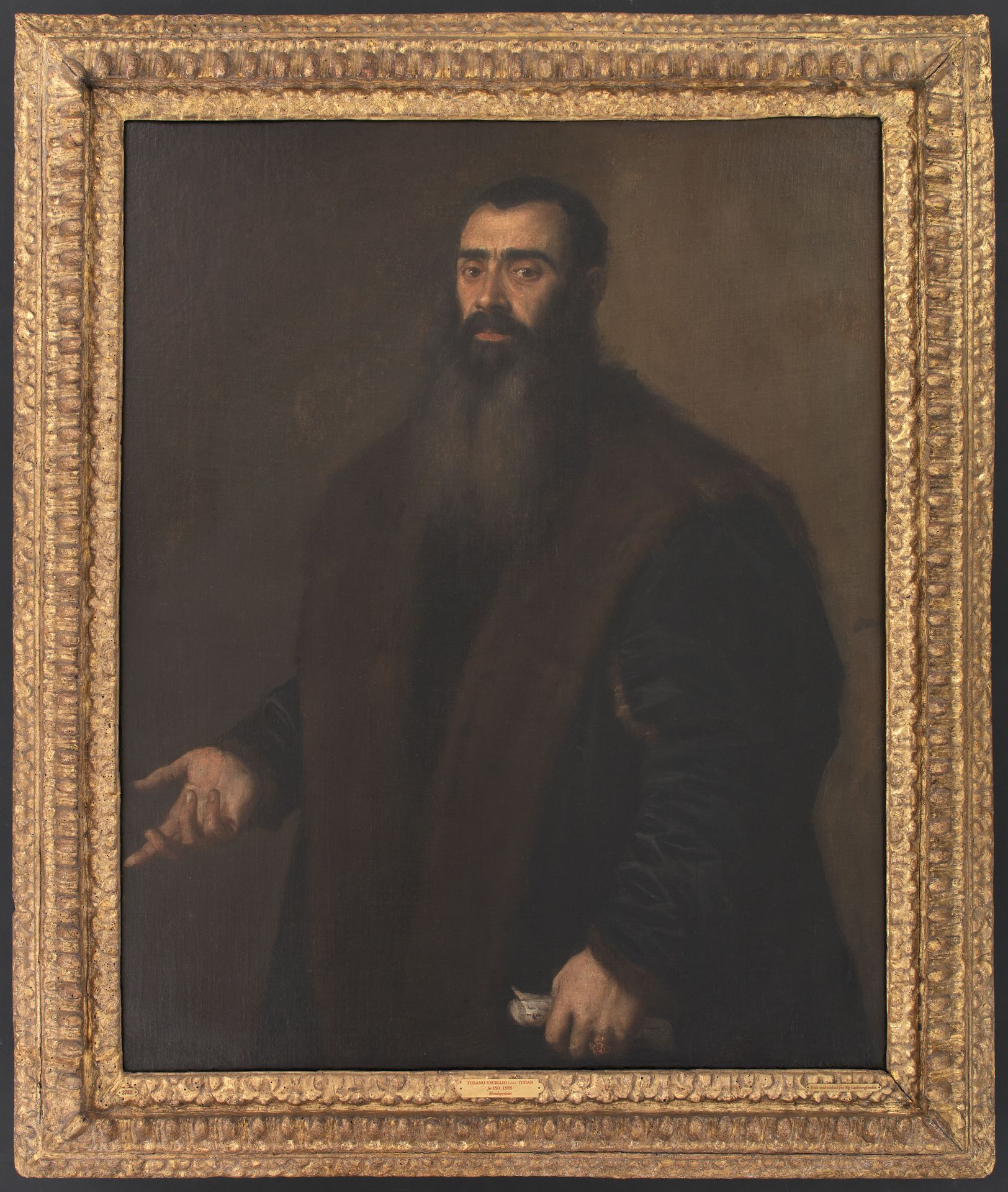 Portrait of the Nuremburg Merchant and Collector Willibald Imhoff the Elder (1519-1580) by Tizian