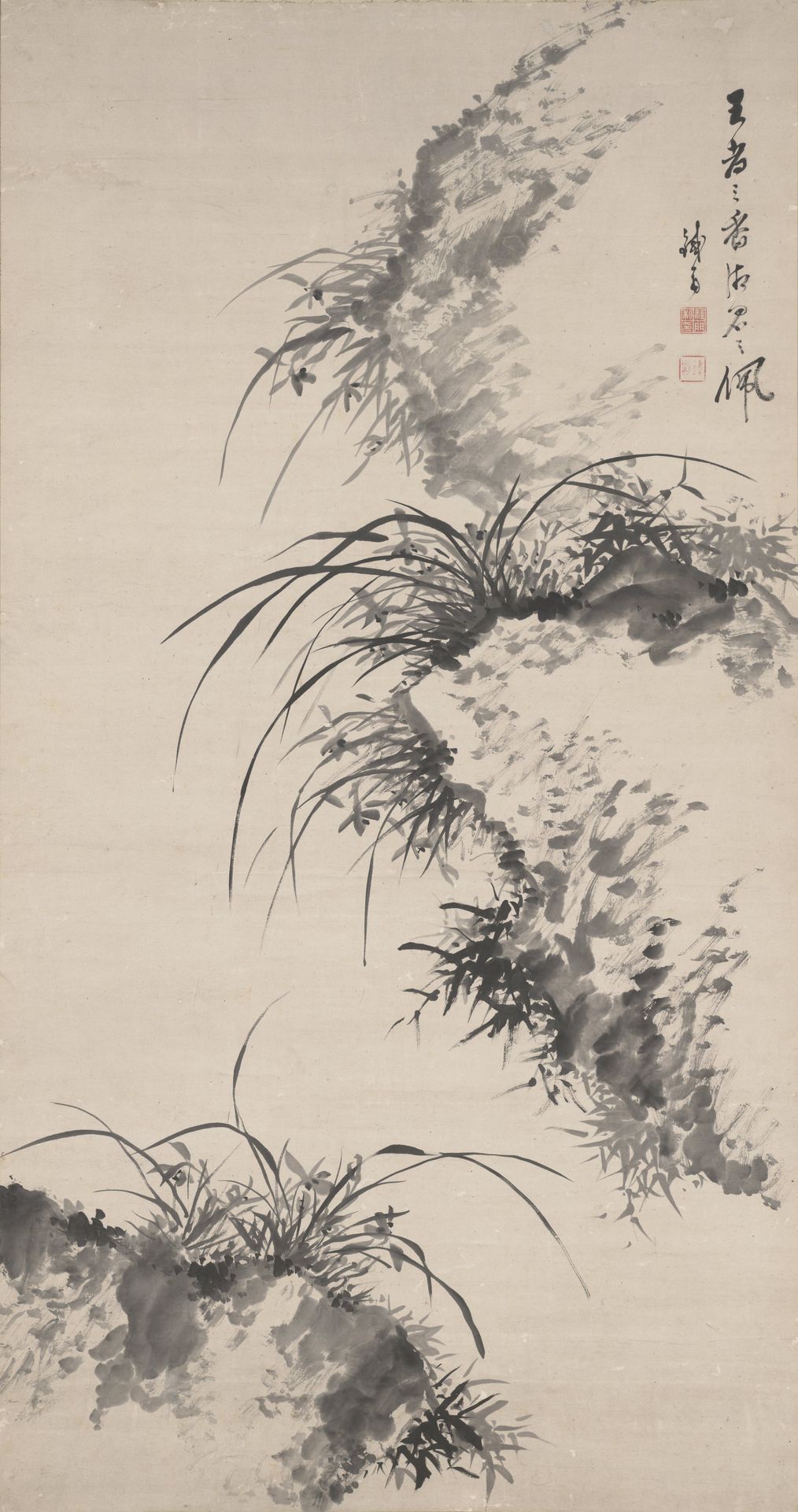 Orchids and Rocks by Hidaka Tetsuo