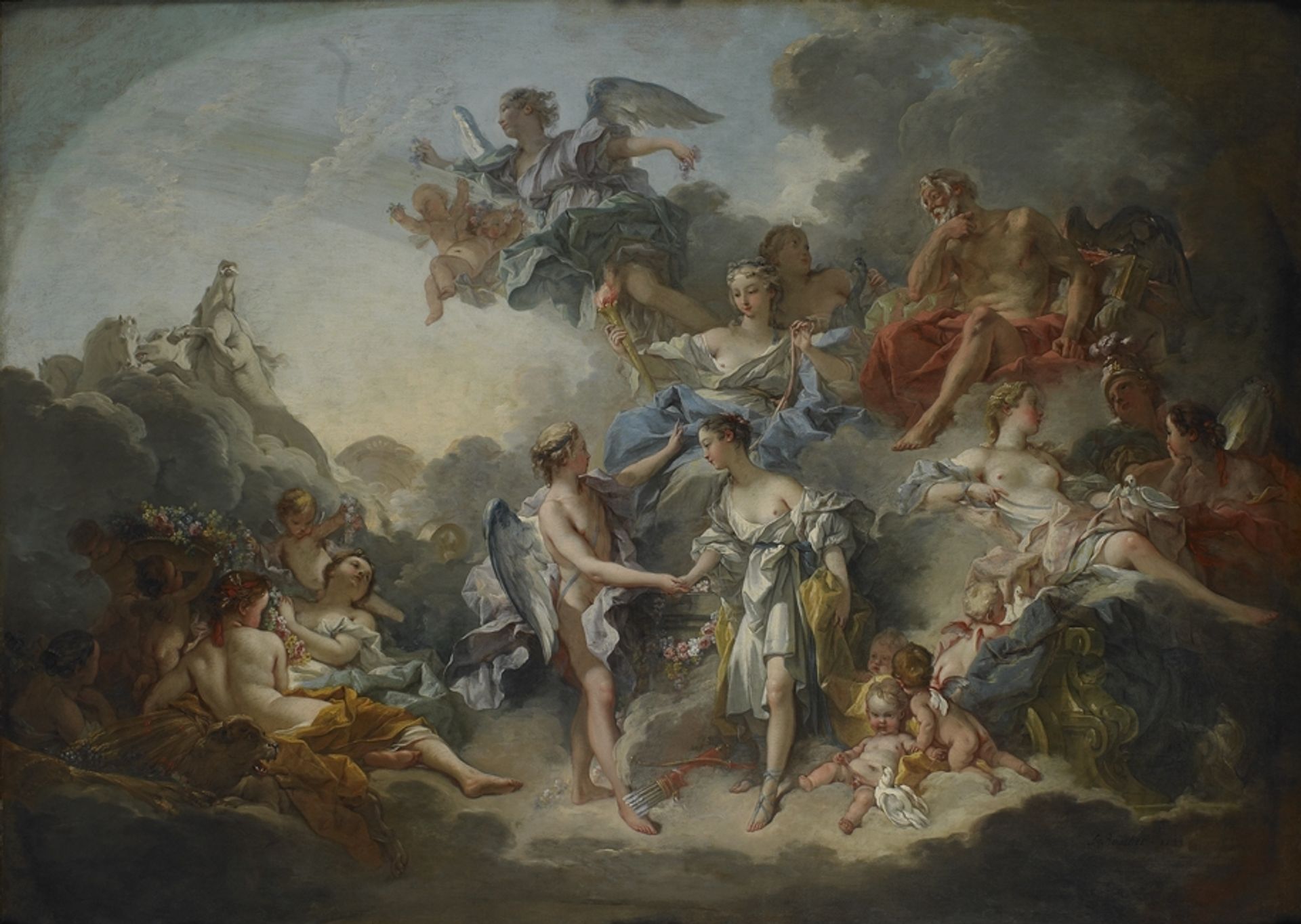 The Wedding of Cupid and Psyche by Francois Boucher
