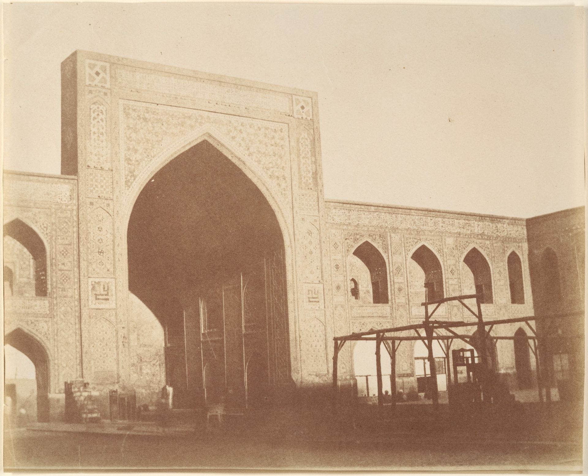 [Court of the mosque Gawhar Shad, MESHED, 1418 (?)] by Luigi Pesce