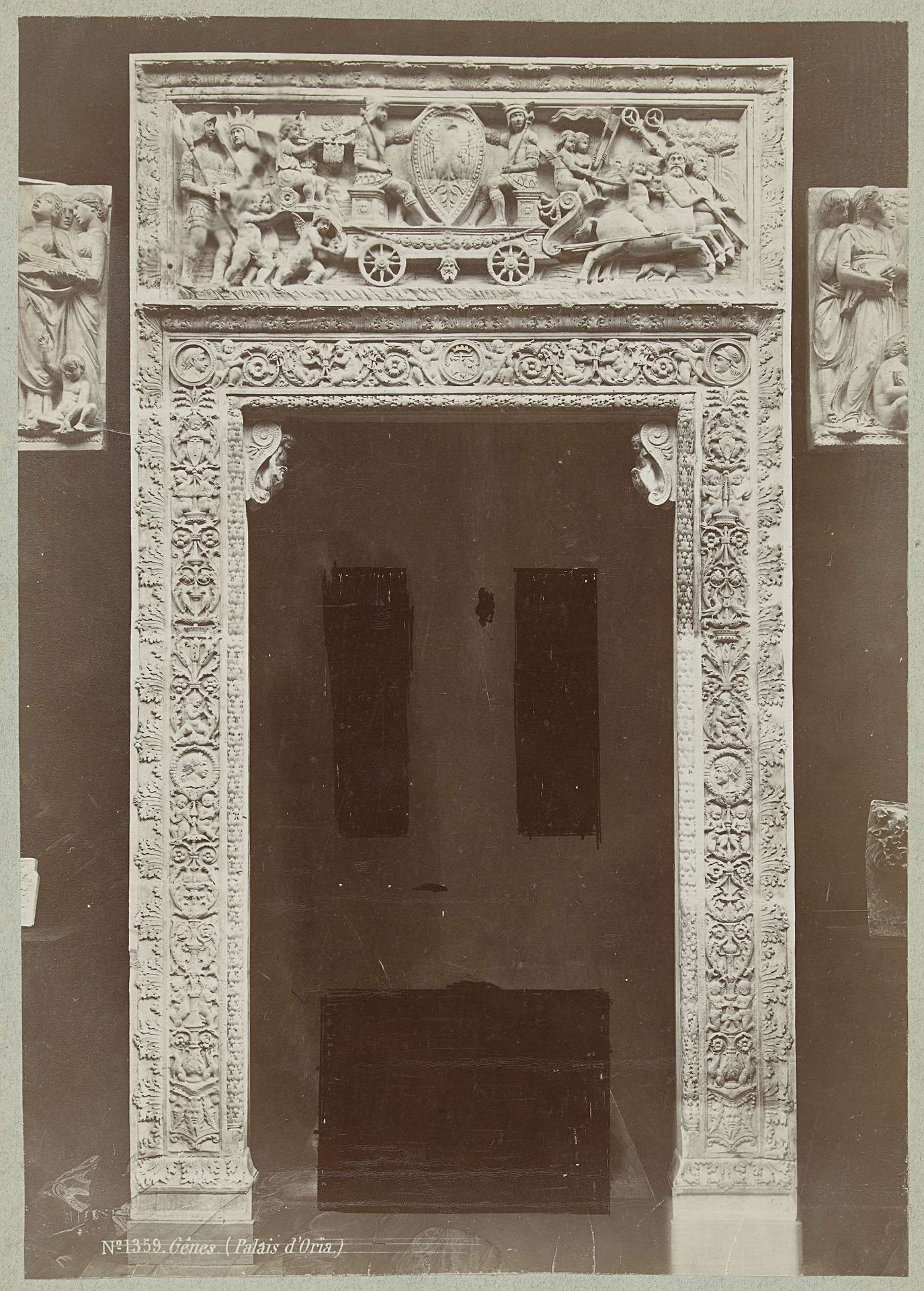 Deurpost van het Palazzo di Andrea Doria, Genua by Médéric Mieusement