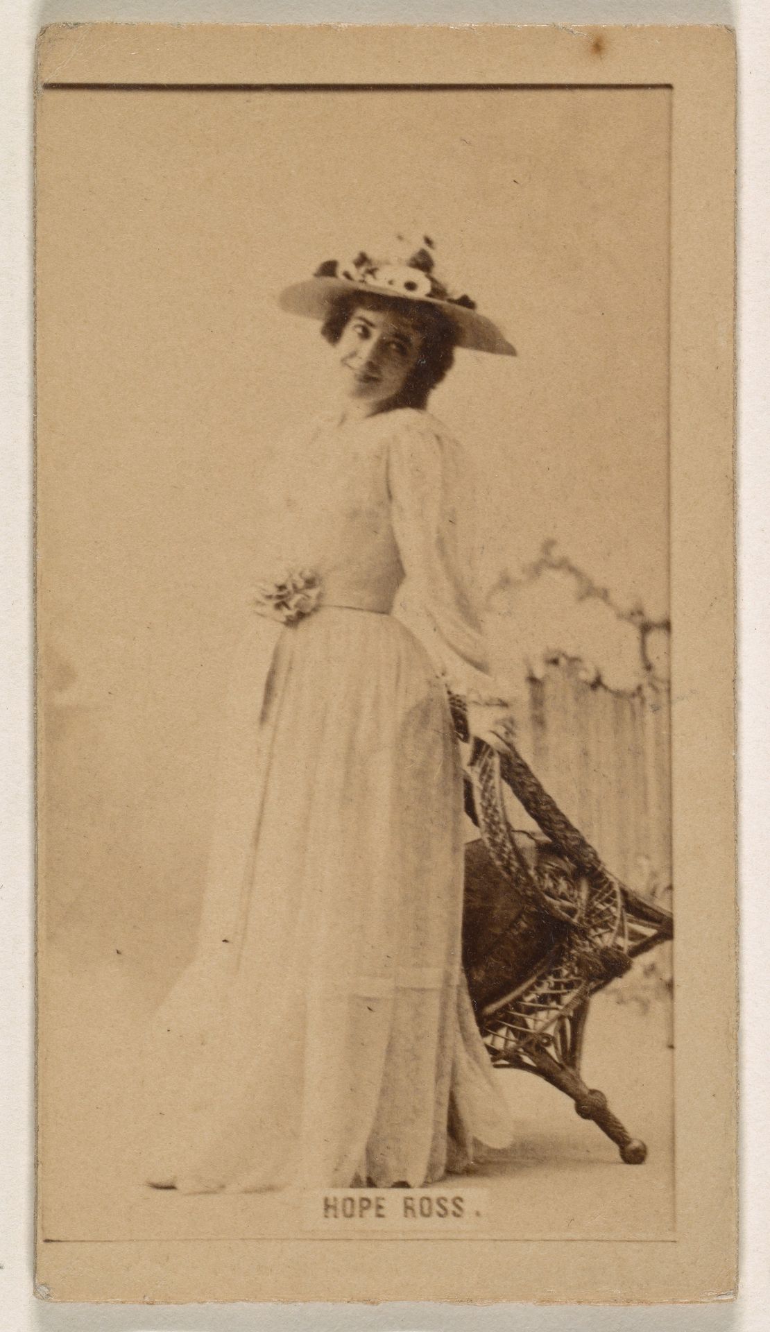 Hope Ross, from the Actresses series (N245) issued by Kinney Brothers to promote Sweet Caporal Cigarettes by Kinney Brothers Tobacco Company