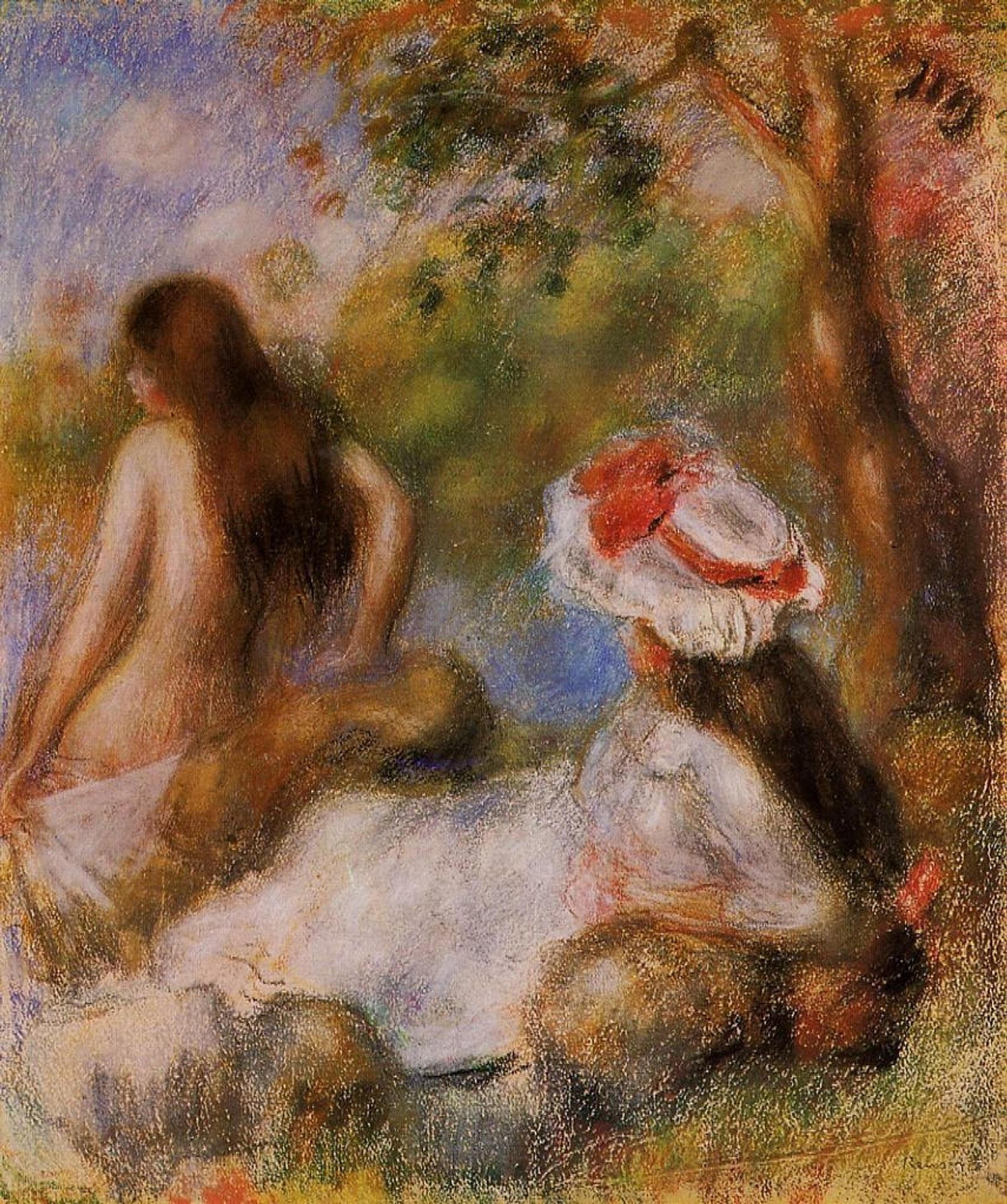 Bathers by Pierre-Auguste Renoir