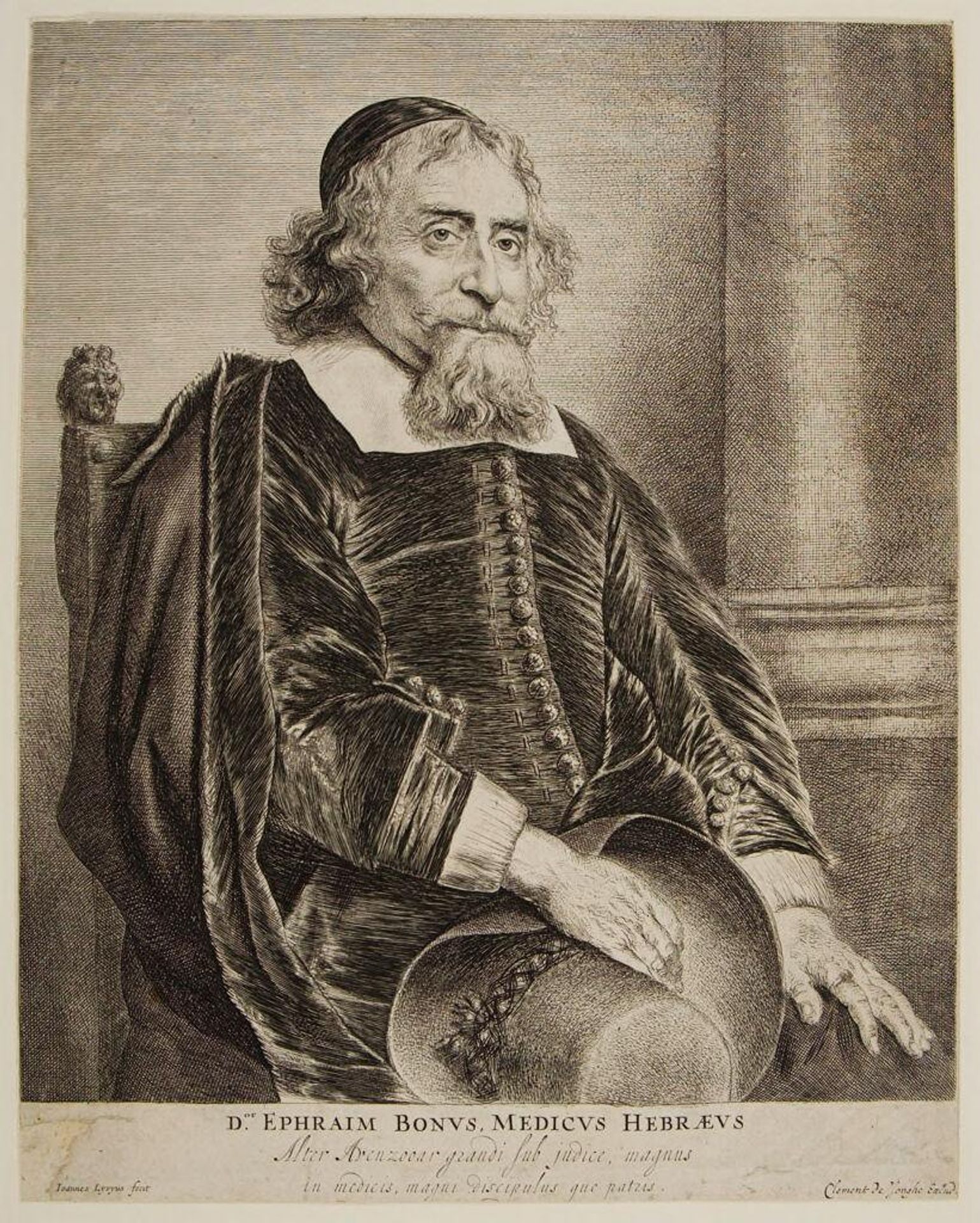 Ephraim Bonus, Jewish Physician by Jan Lievens