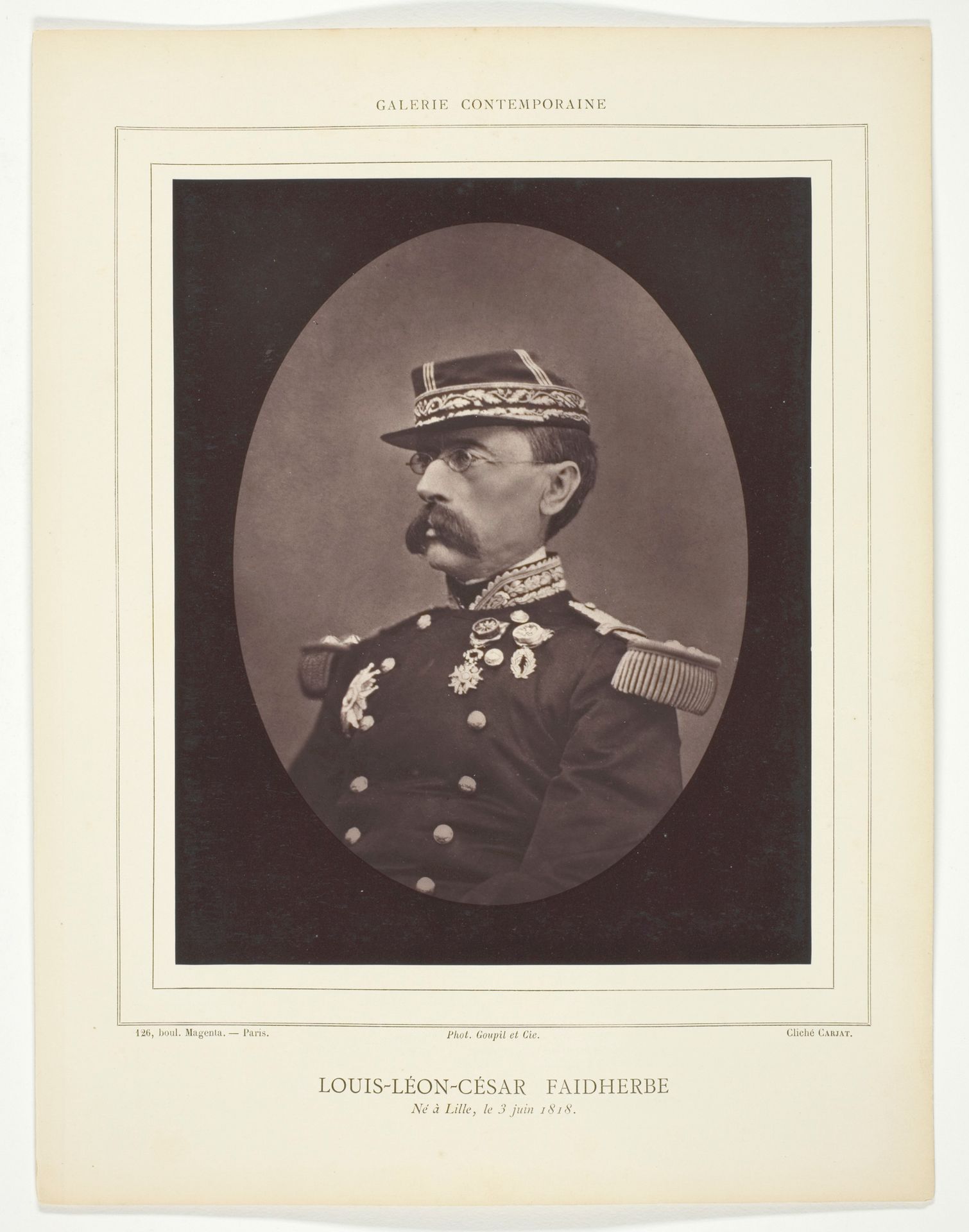 Louis-Léon-César Faidherbe by Etienne Carjat