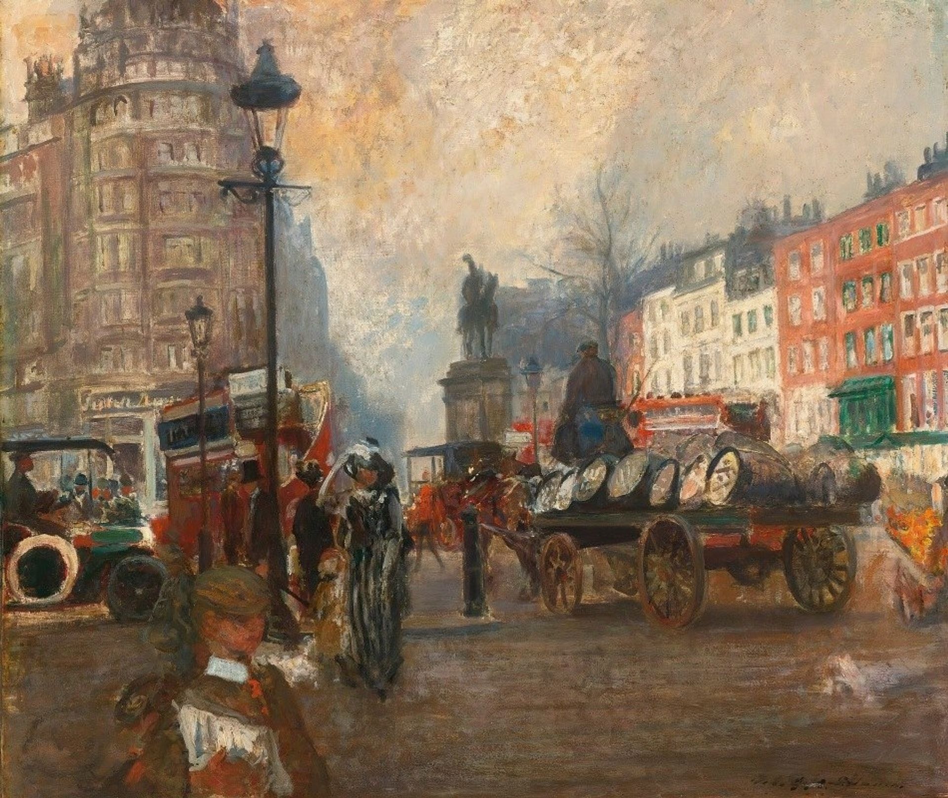Knightsbridge Seen From Sloane Street, December 1913 by Jacques-Émile Blanche