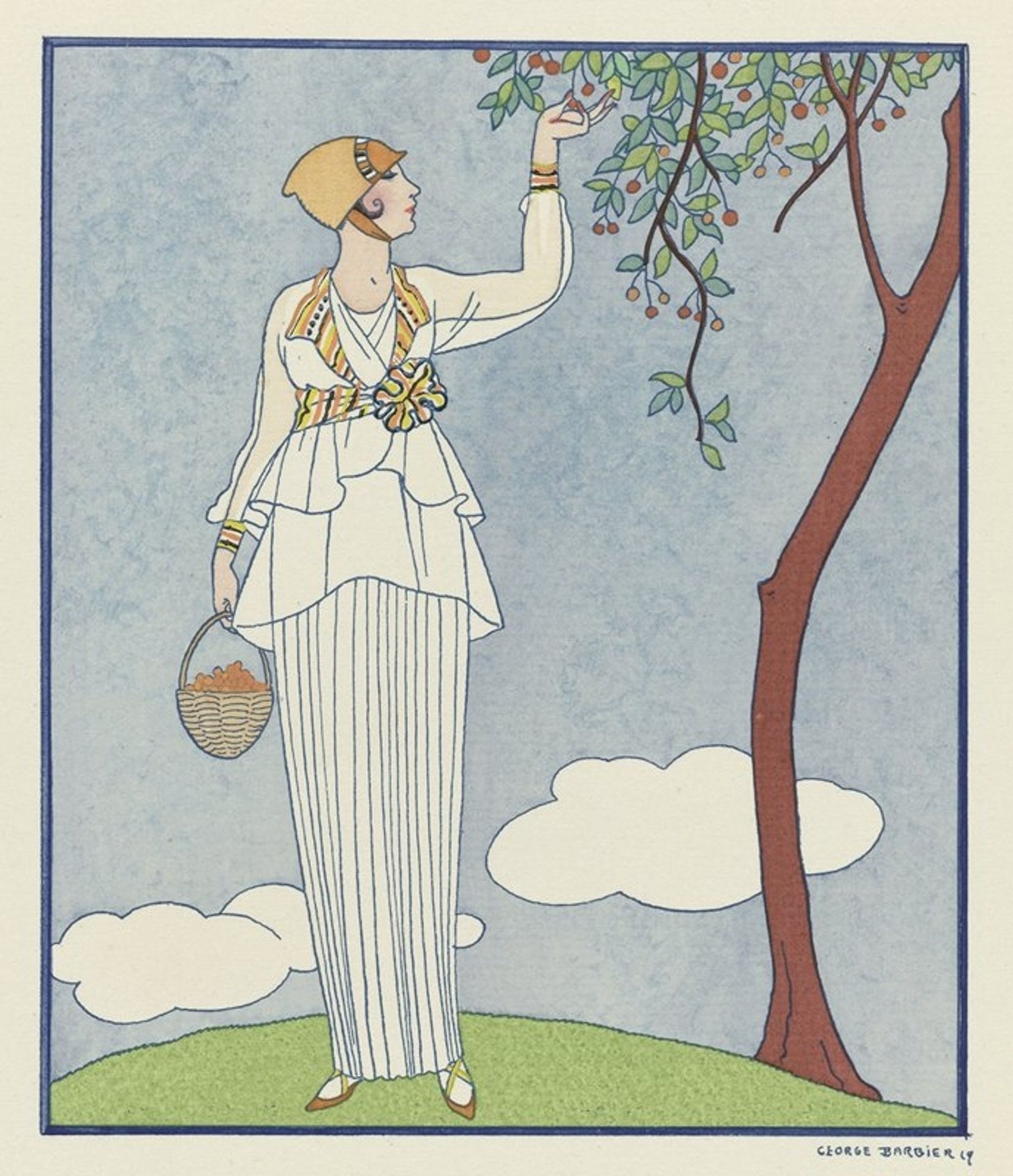 Famous Fashion Houses by George Barbier