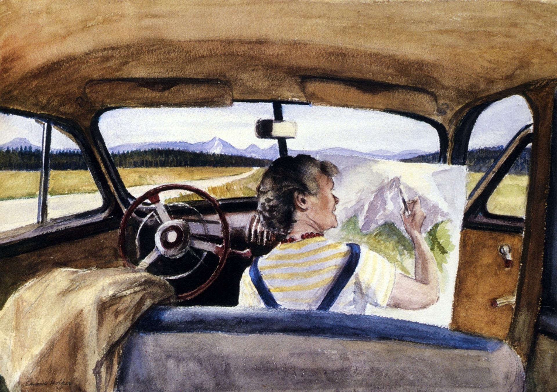 Jo In Wyoming by Edward Hopper