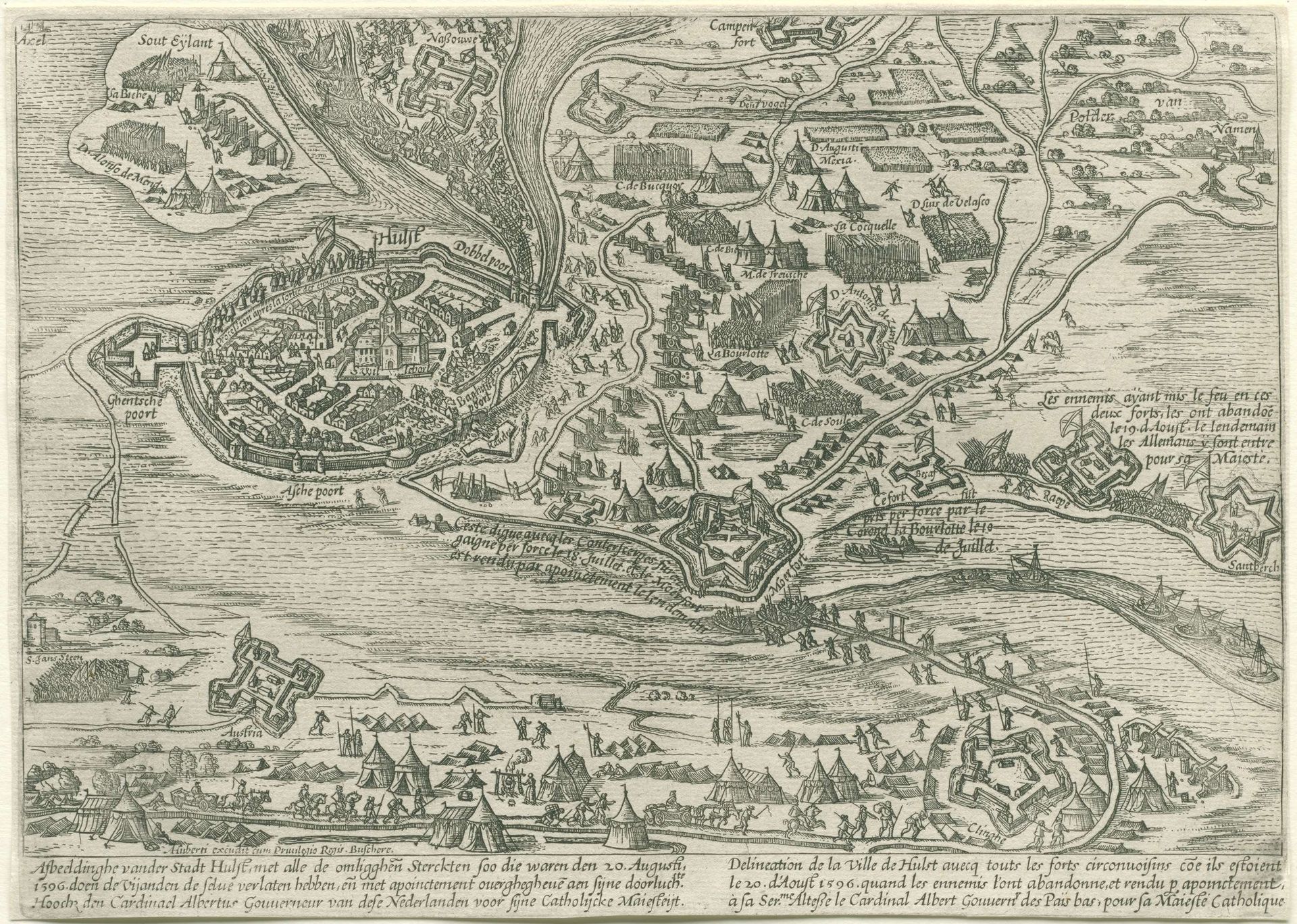 Belegering van Hulst, 1596 by Anonymous