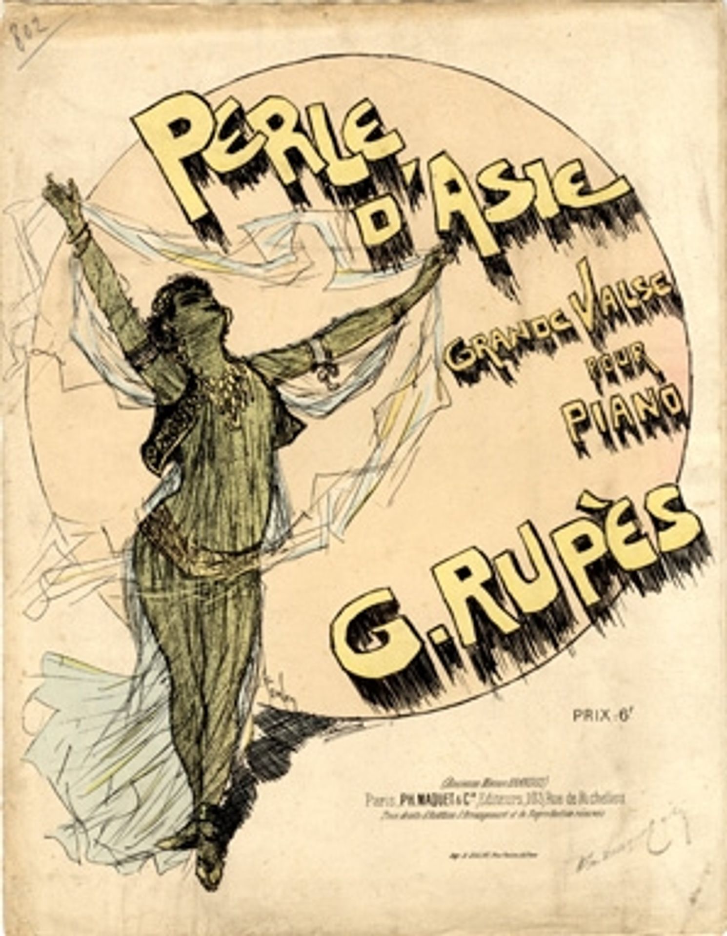 Perle D'Asie by Théophile Alexandre Steinlen