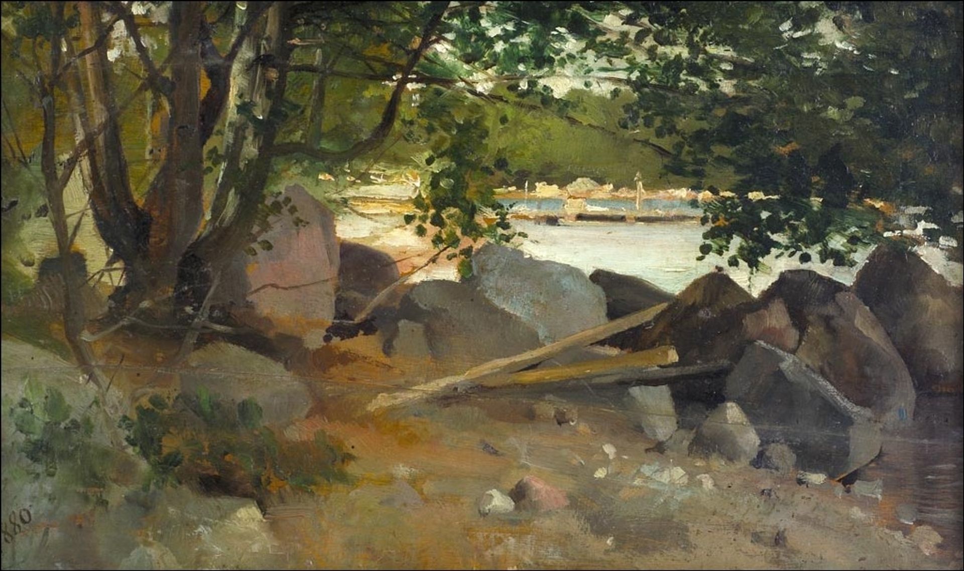 Strandstenar På Haiko by Albert Edelfelt