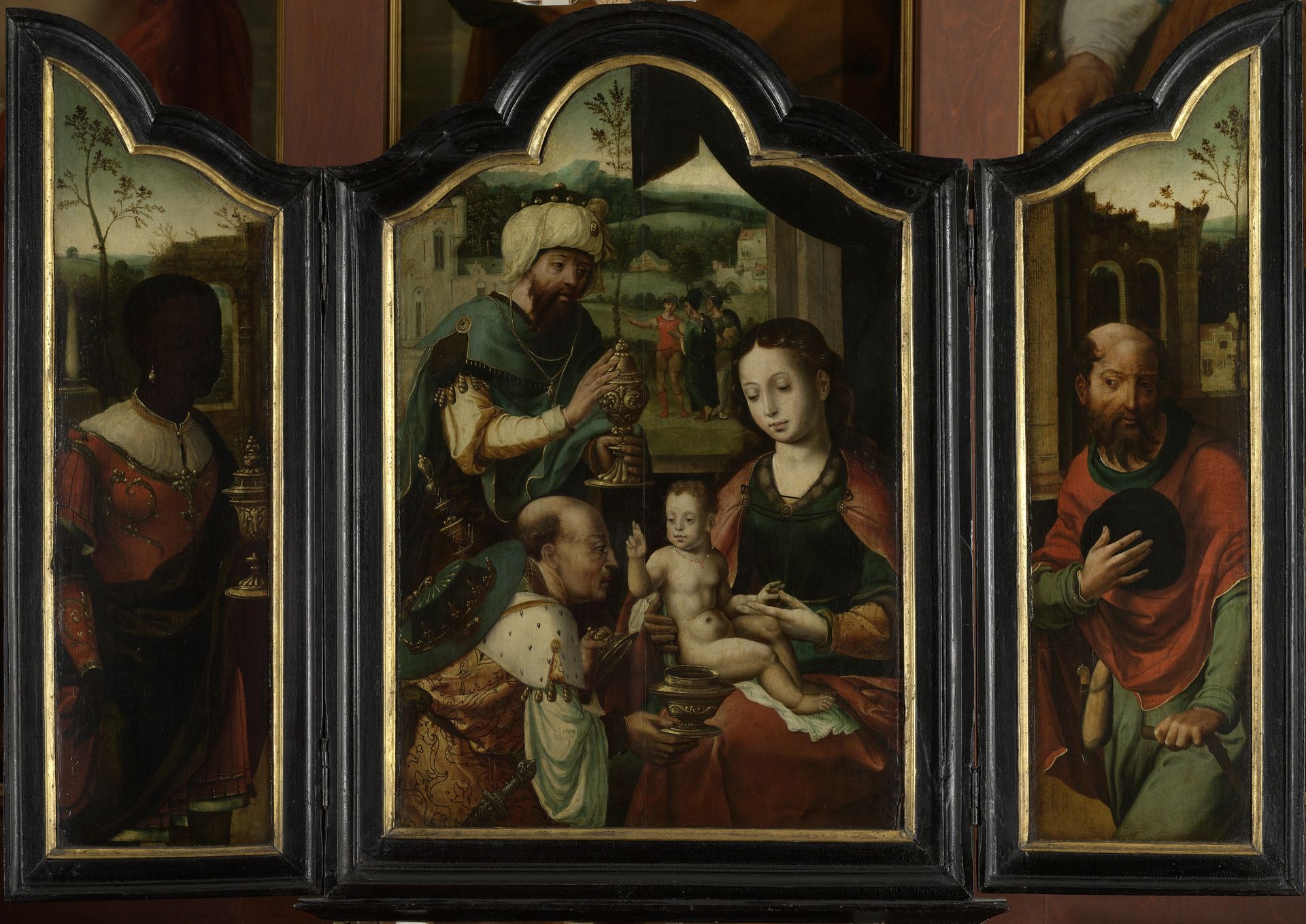 Triptych with the Adoration of the Magi by Pieter Coecke van Aelst