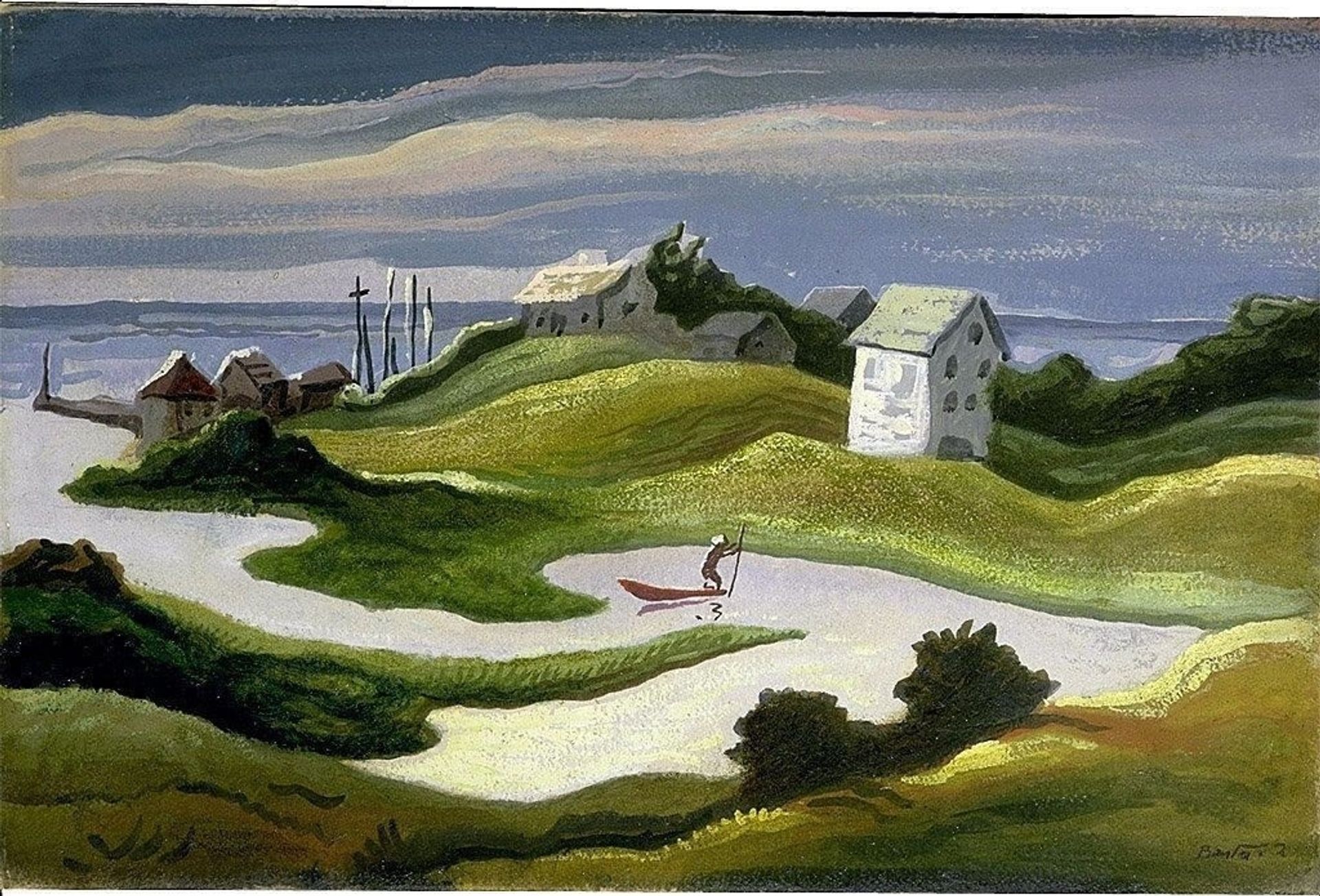 Chilmark Landscape by Thomas Hart Benton