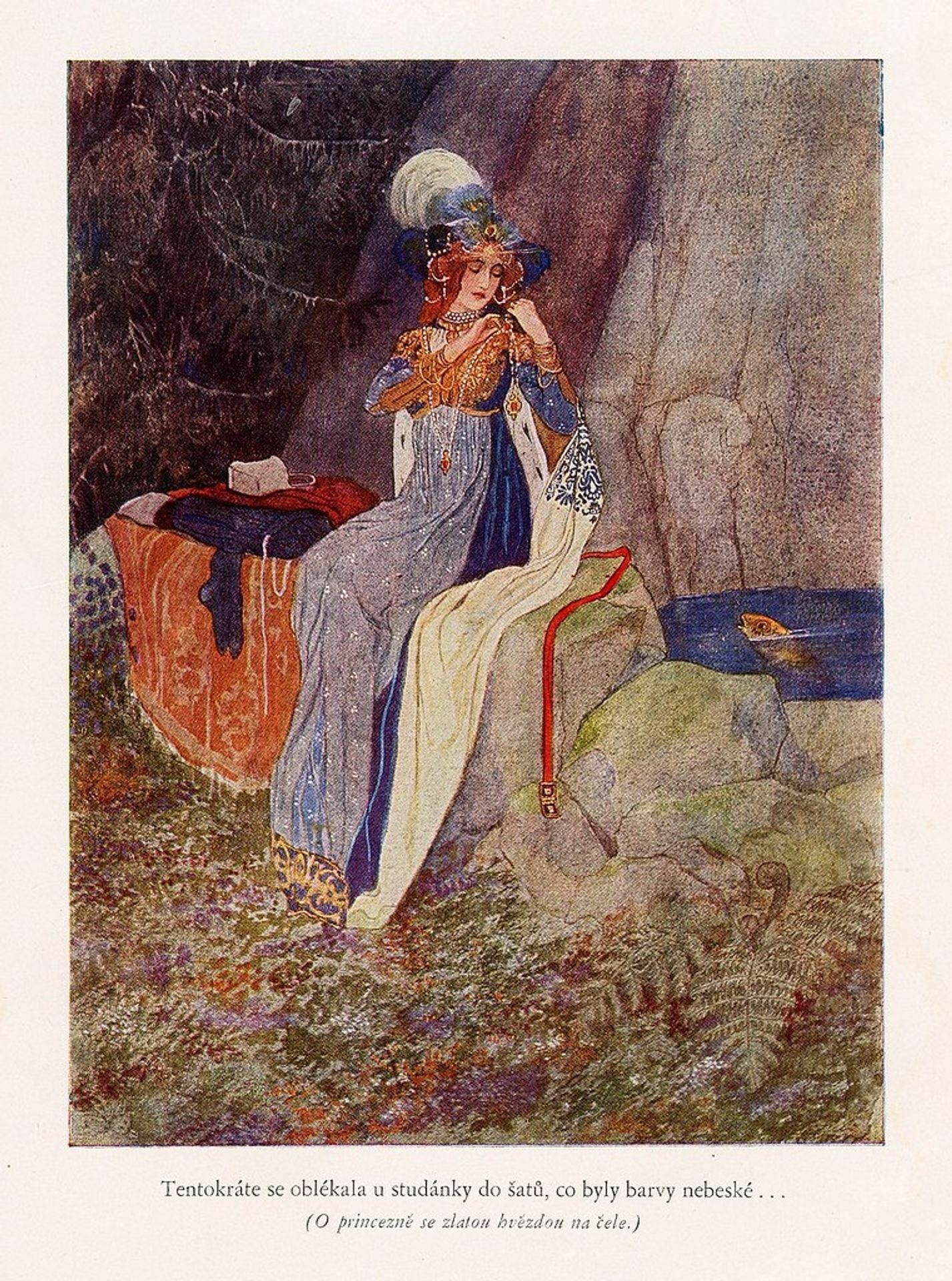 Illustration for Božena Němcová's Fairy Tales by Artuš Scheiner