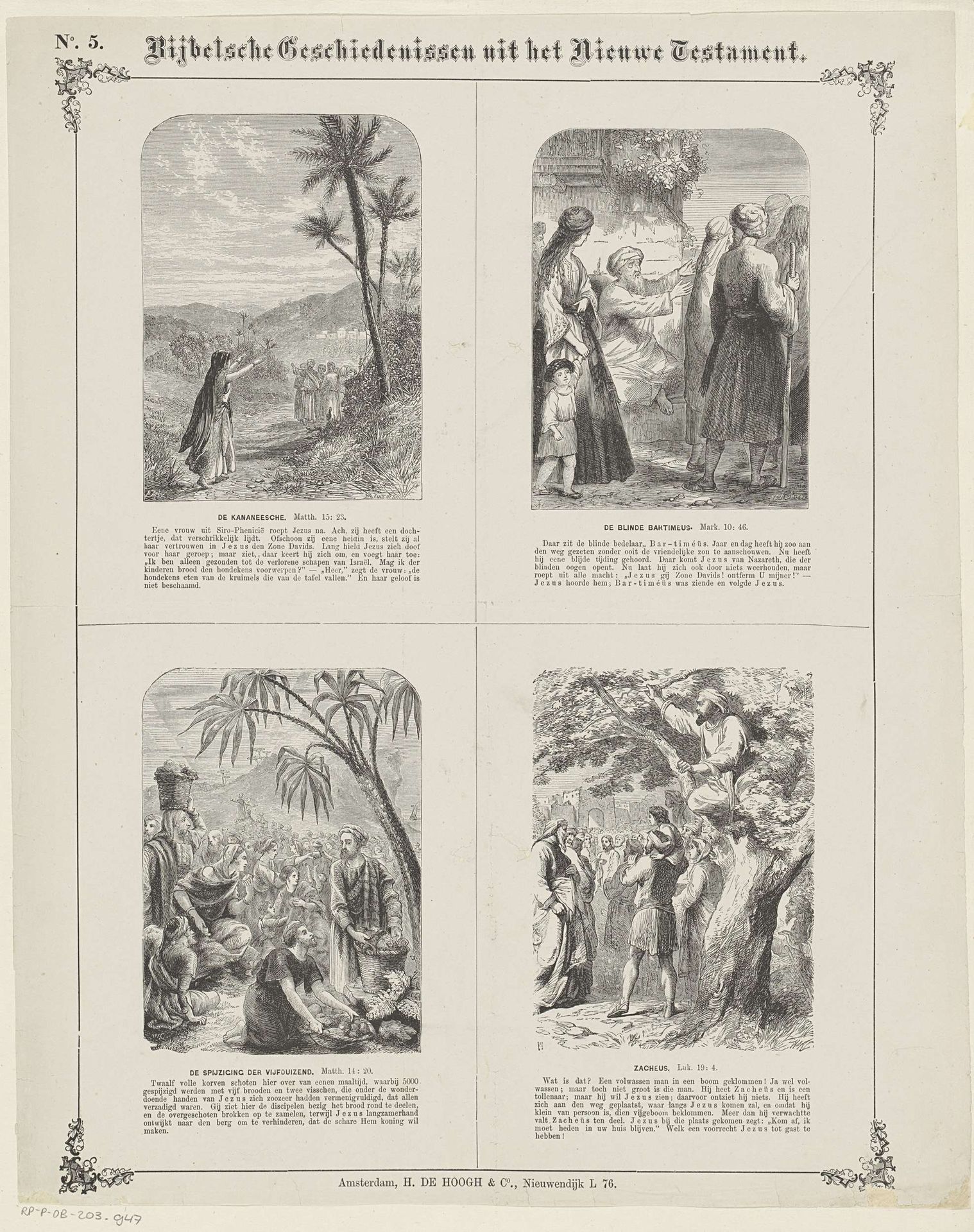 Bijbelsche geschiedenissen uit het Nieuwe Testament by W. Cheshire