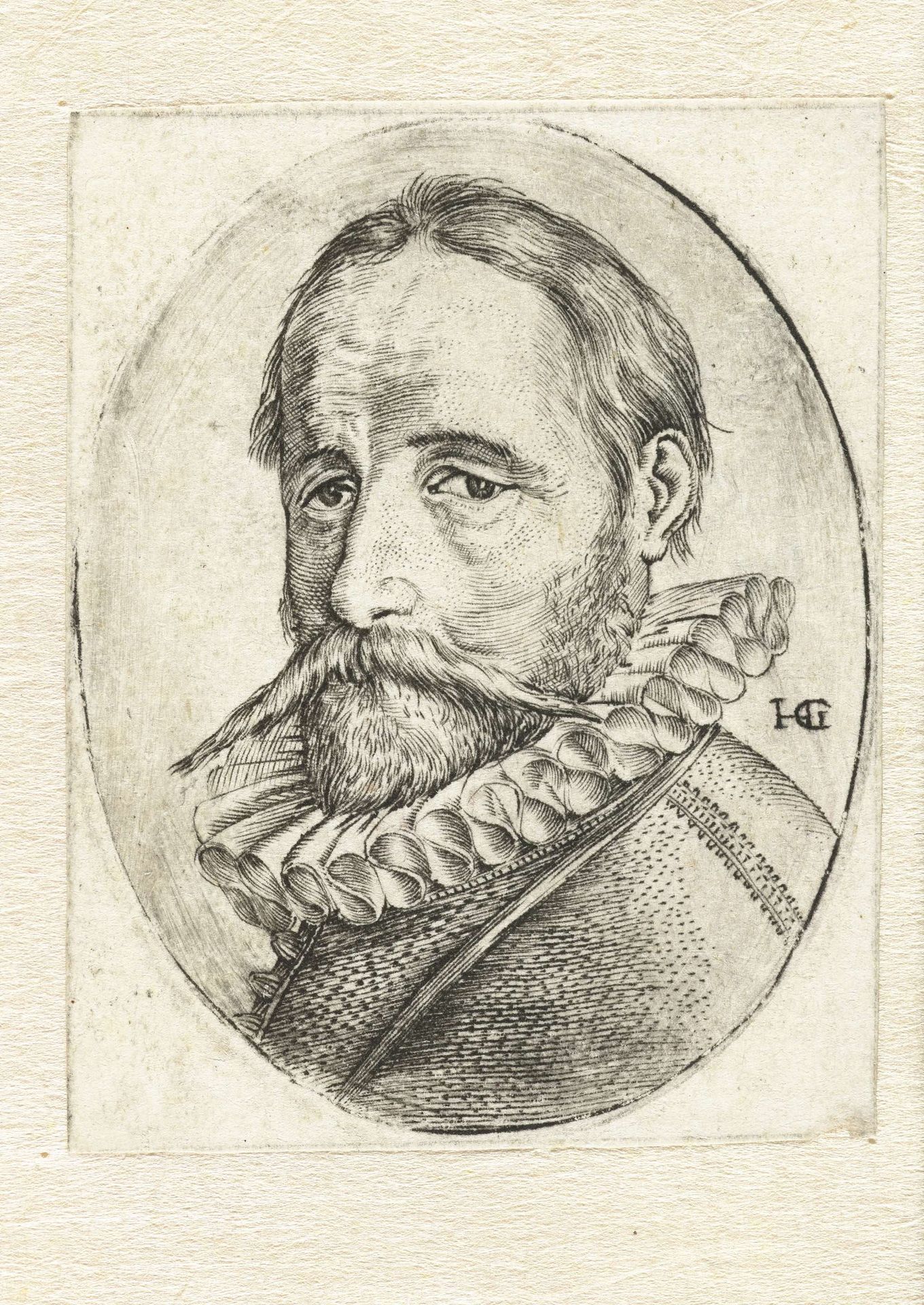 Portret van Hans Bol by Anonymous