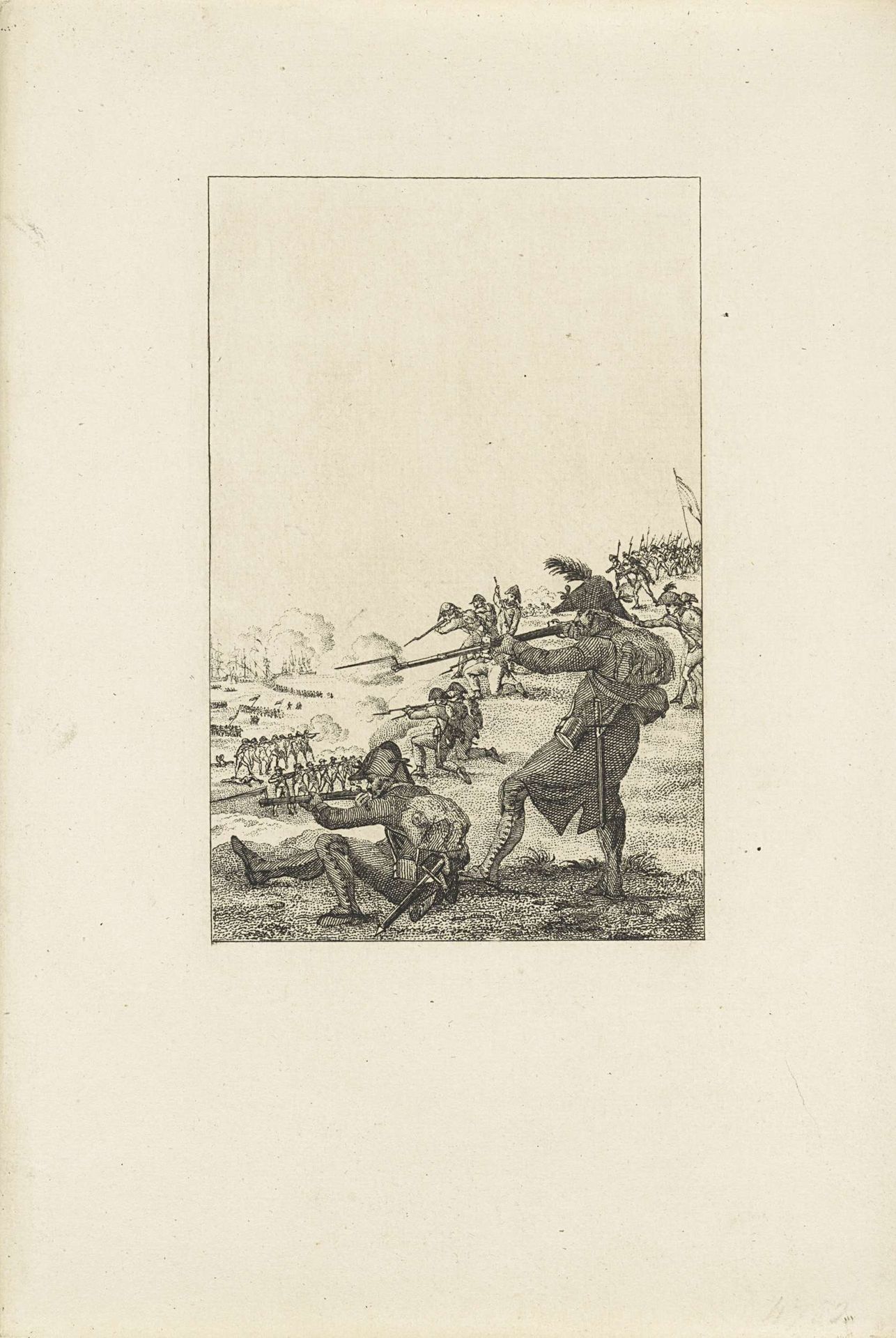 Landing van de Britten bij Callantsoog, 1799 by Reinier Vinkeles
