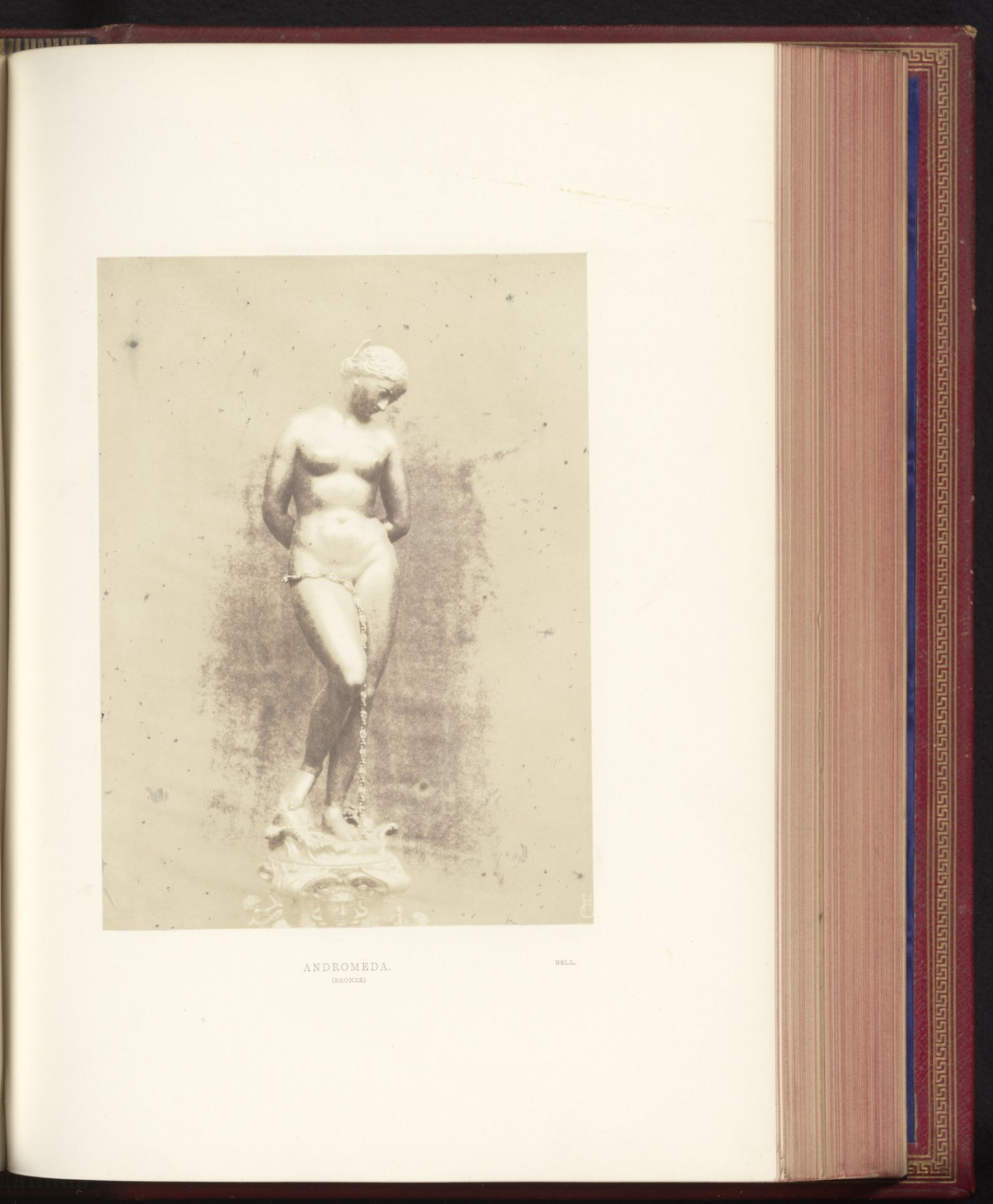 Sculptuur van Andromeda door John Bell, tentoongesteld op de Great Exhibition of the Works of Industry of All Nations van 1851 in Londen by Hugh Owen