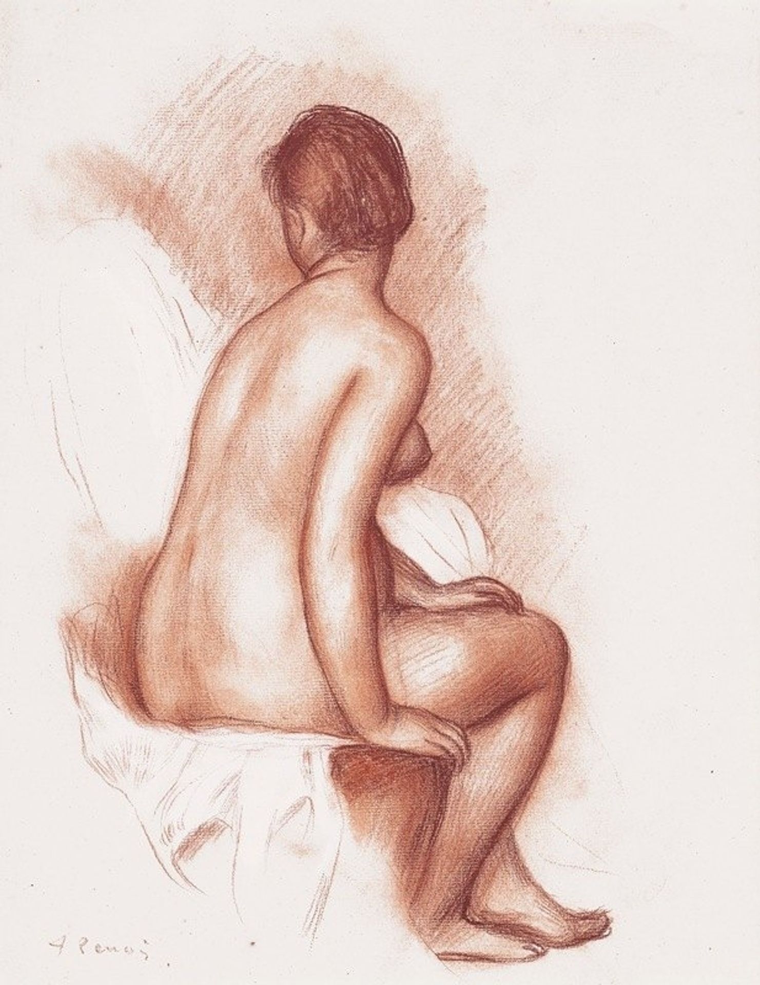 Femme assise by Pierre-Auguste Renoir