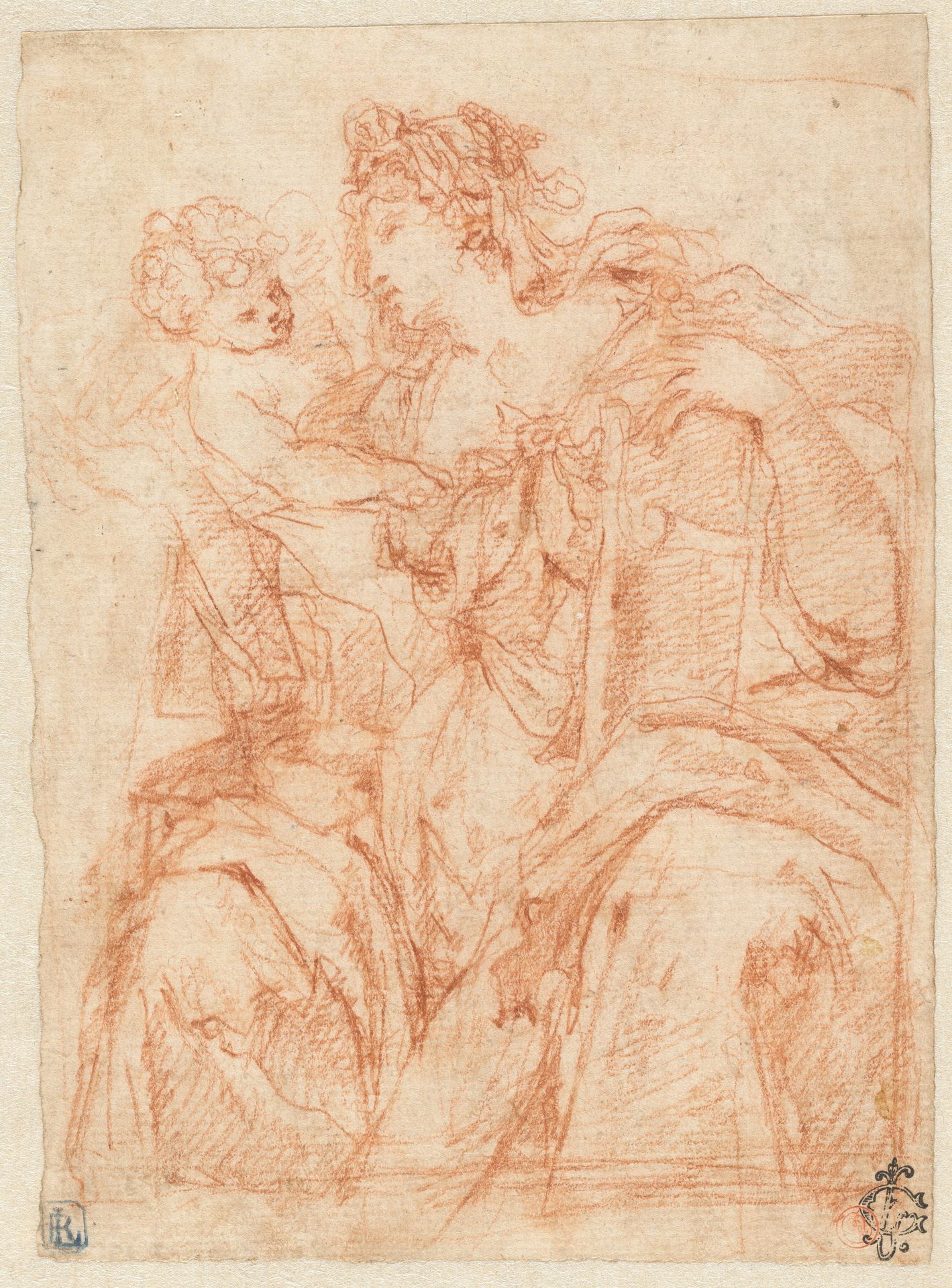 Study for the Sibyl of the Casa Budrioli by Lorenzo Pasinelli