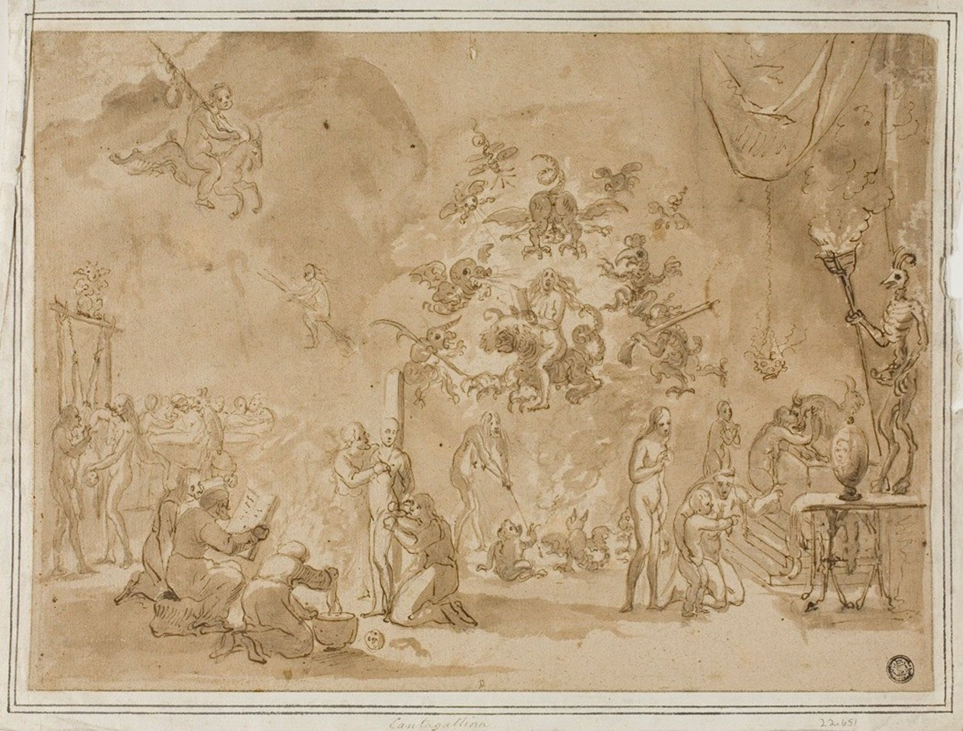 Scene of Witchcraft and Devil Worship by David Teniers The Younger