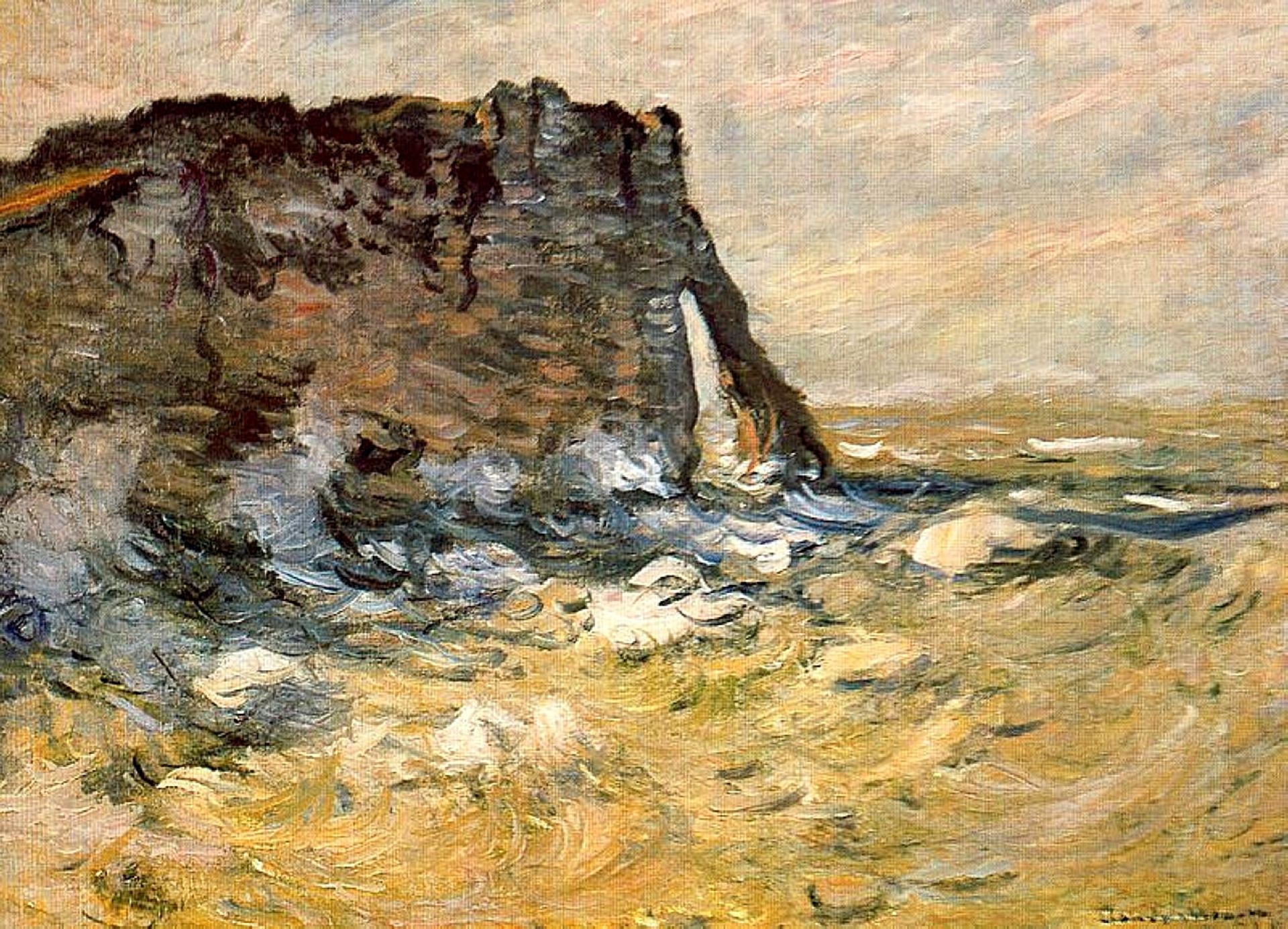 Port d`Aval by Claude Monet
