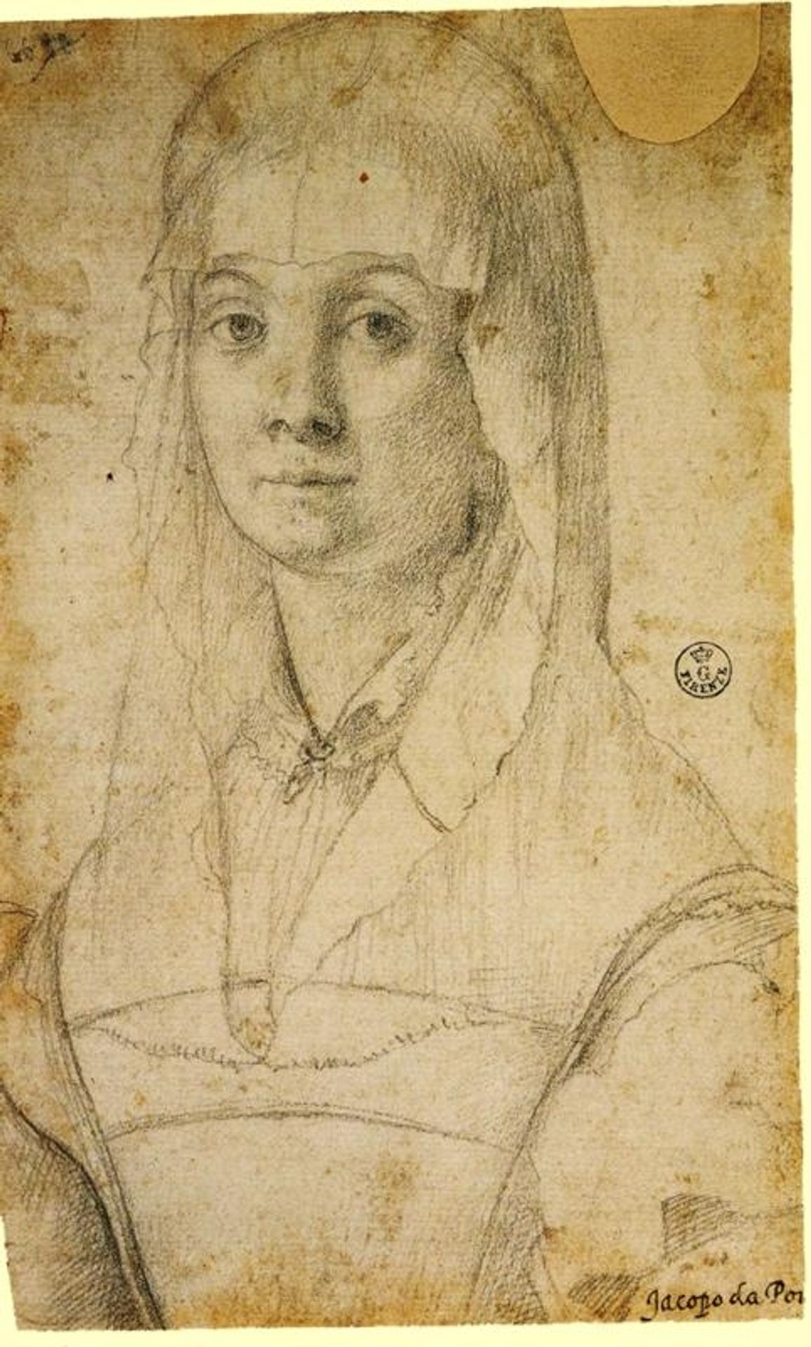 Study of a Woman, possibly Maria Salviati by Jacopo Pontormo