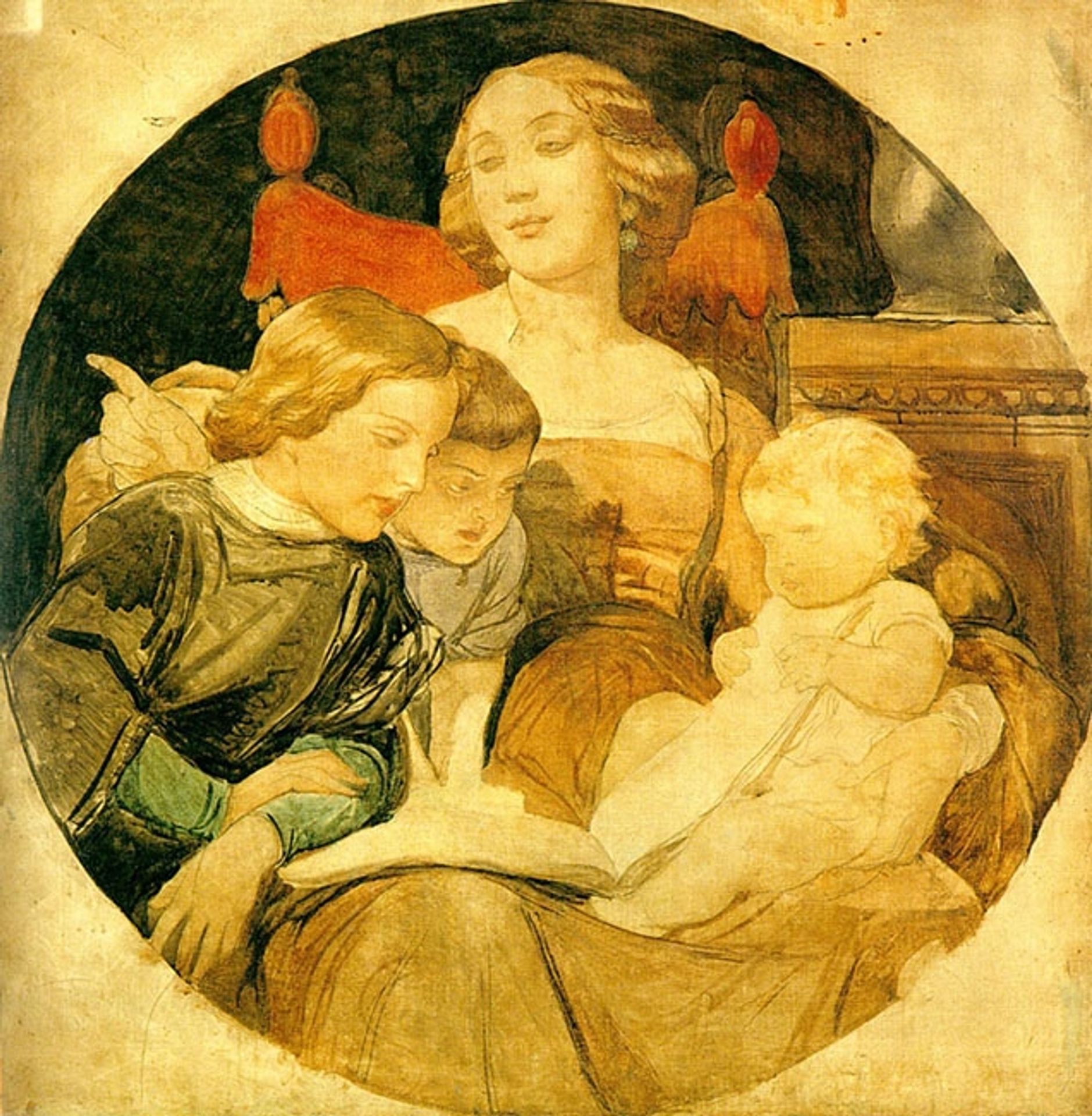 A Family Scene by Paul Delaroche