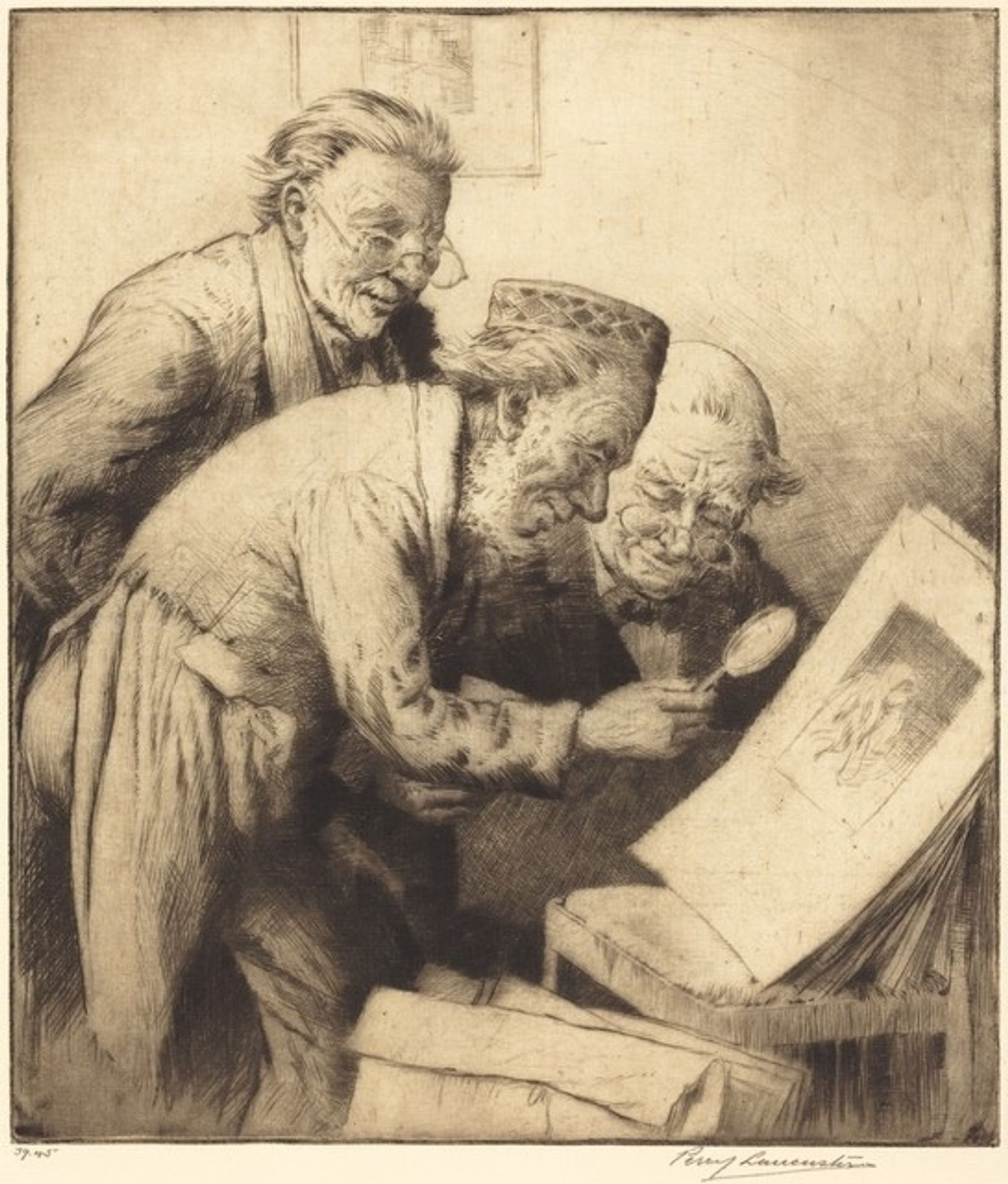 The Print Collector by Percy Lancaster