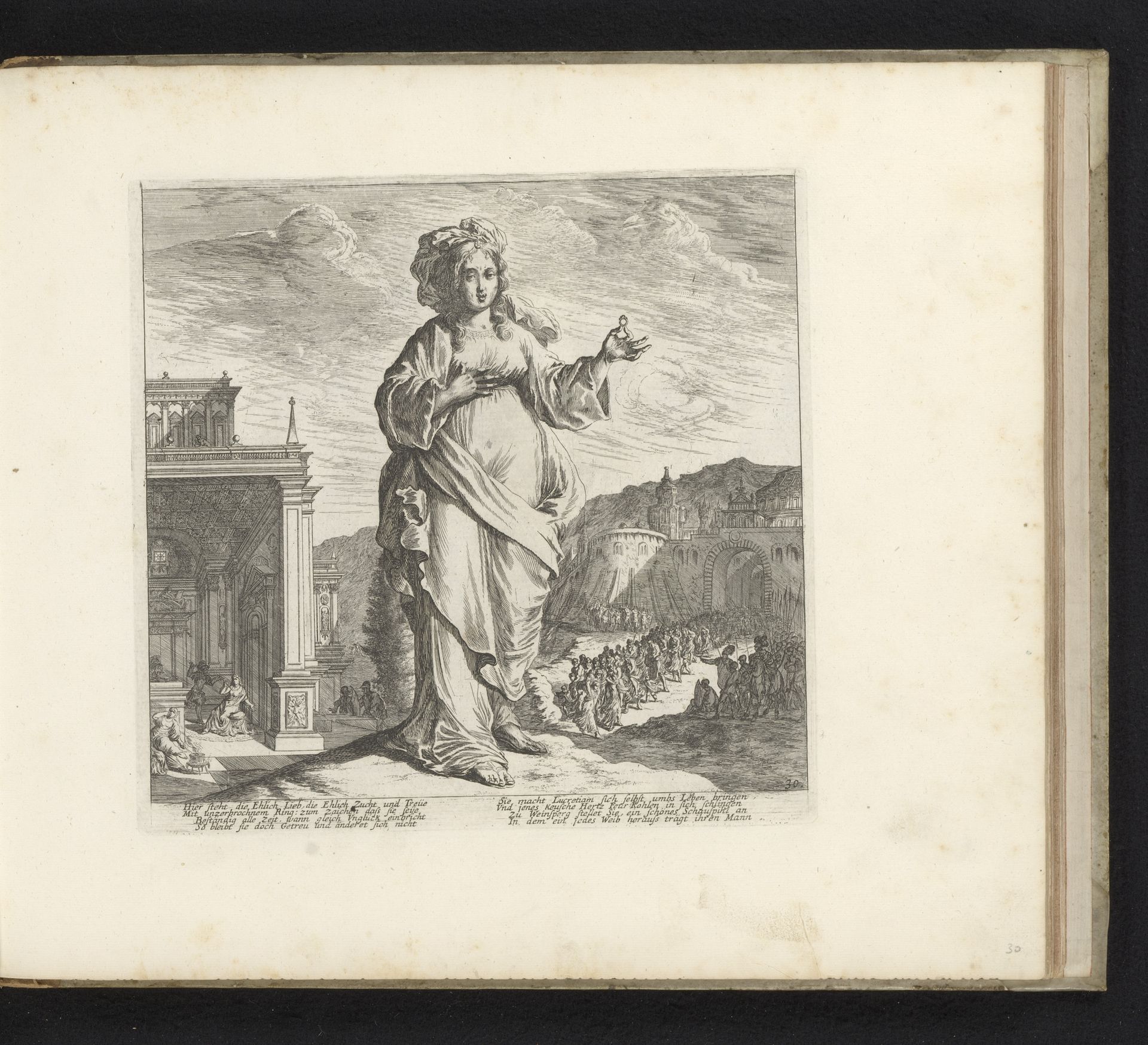 Personificatie van Trouw by Melchior Küsel