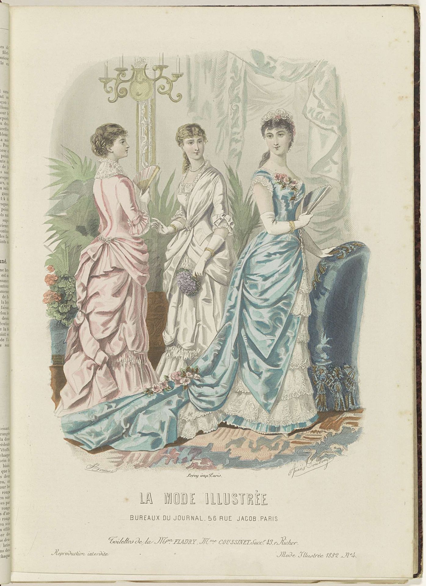 La Mode Illustrée, Journal de la Famille, 1882 by Firmin-Didot & Cie