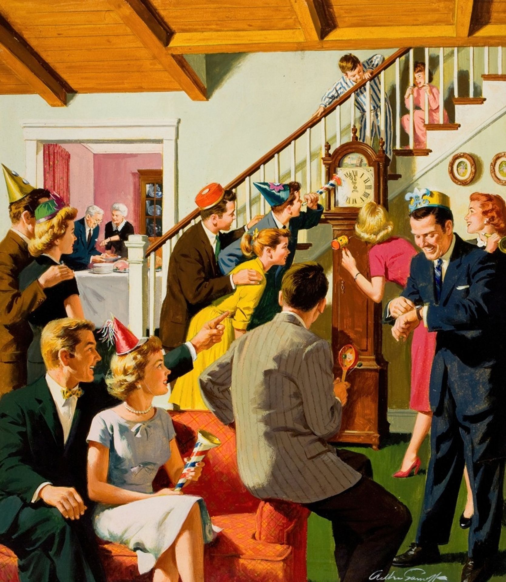 Happy New Year! by Arthur Saron Sarnoff