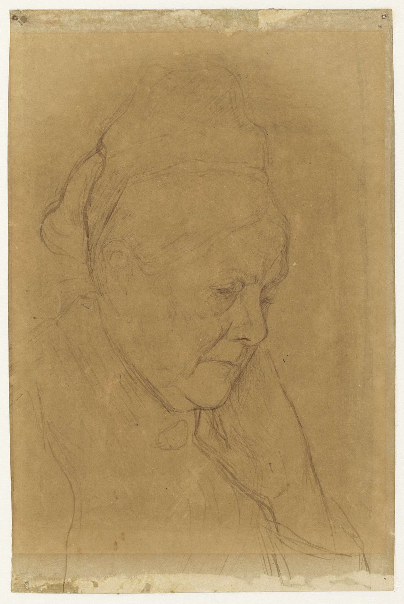 Portret van mevrouw Braet Bisdom van Cattenbroeck-van Hall by Jan Veth