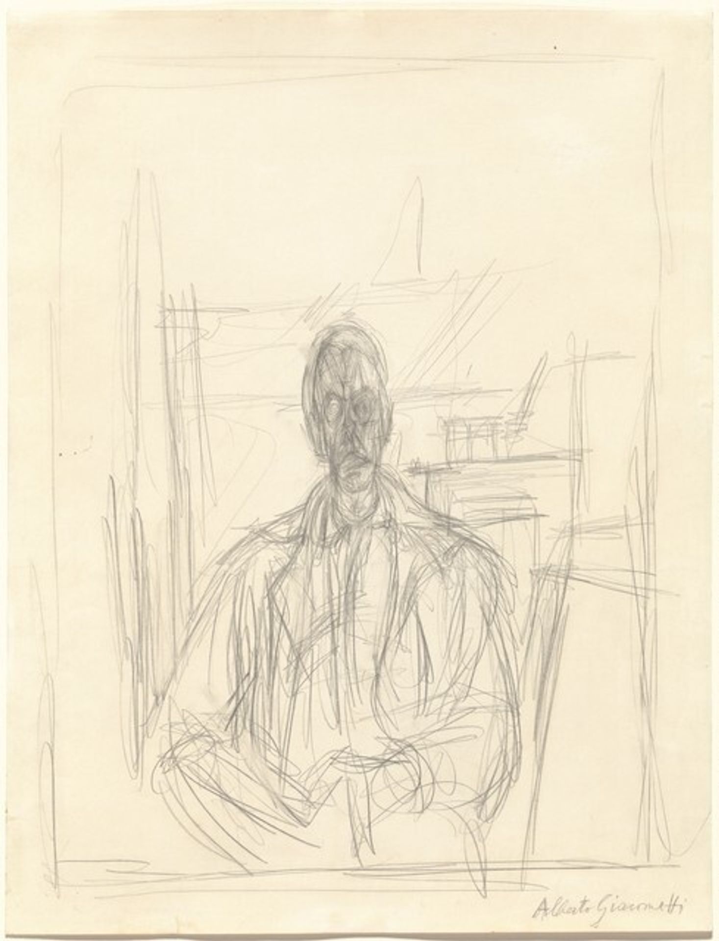 Diego Seated by Alberto Giacometti