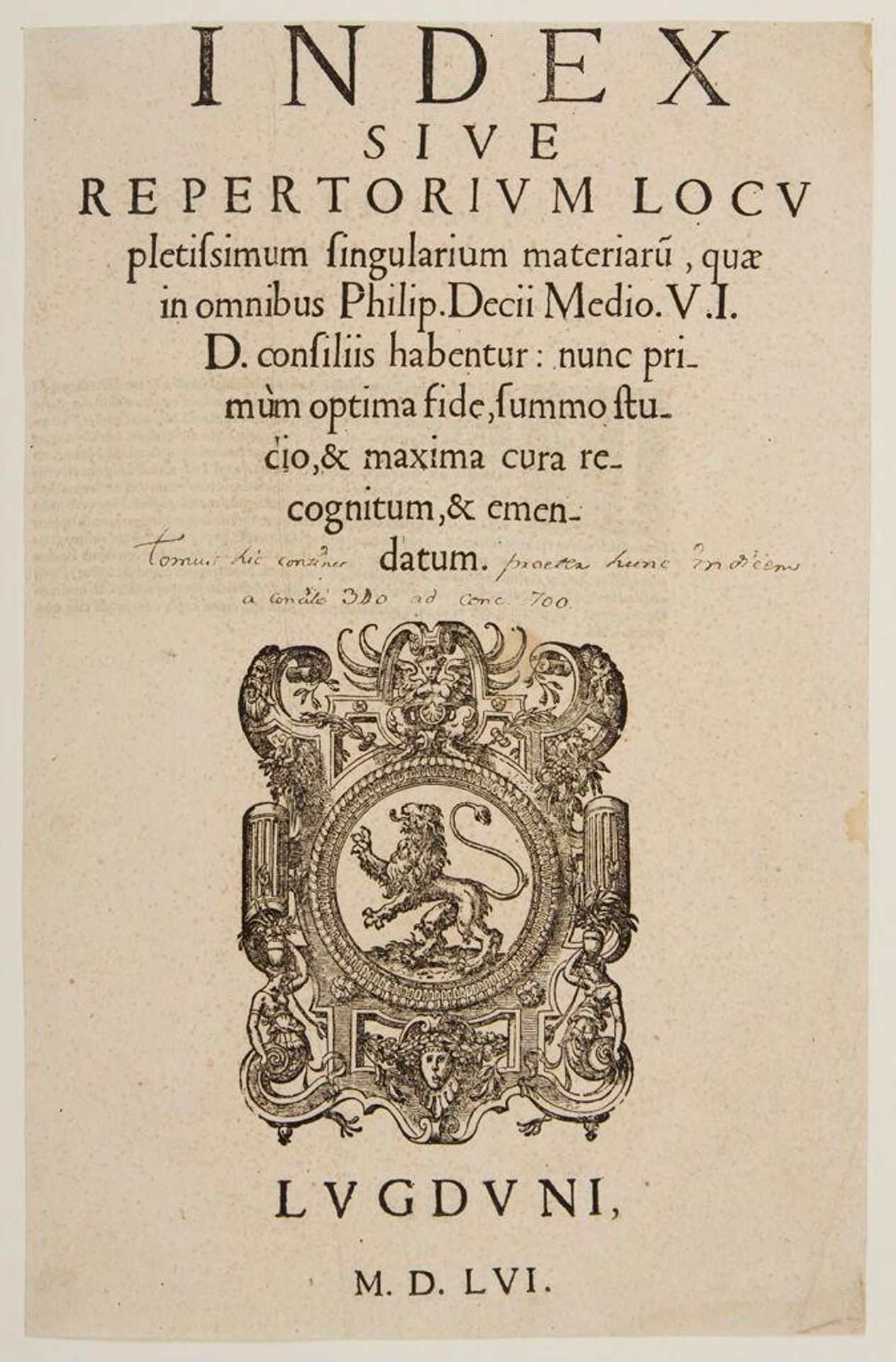 Printer's Mark of Claude Sevain by Anonymous