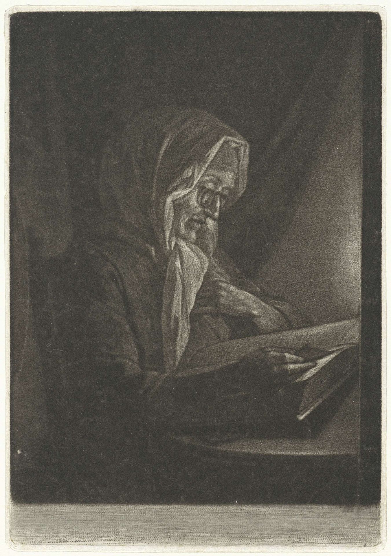 Lezende vrouw by Aert Schouman